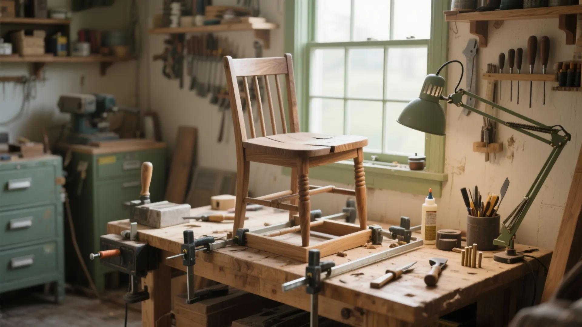 Broken Wooden Chair in the Room: How to Restore and Repurpose