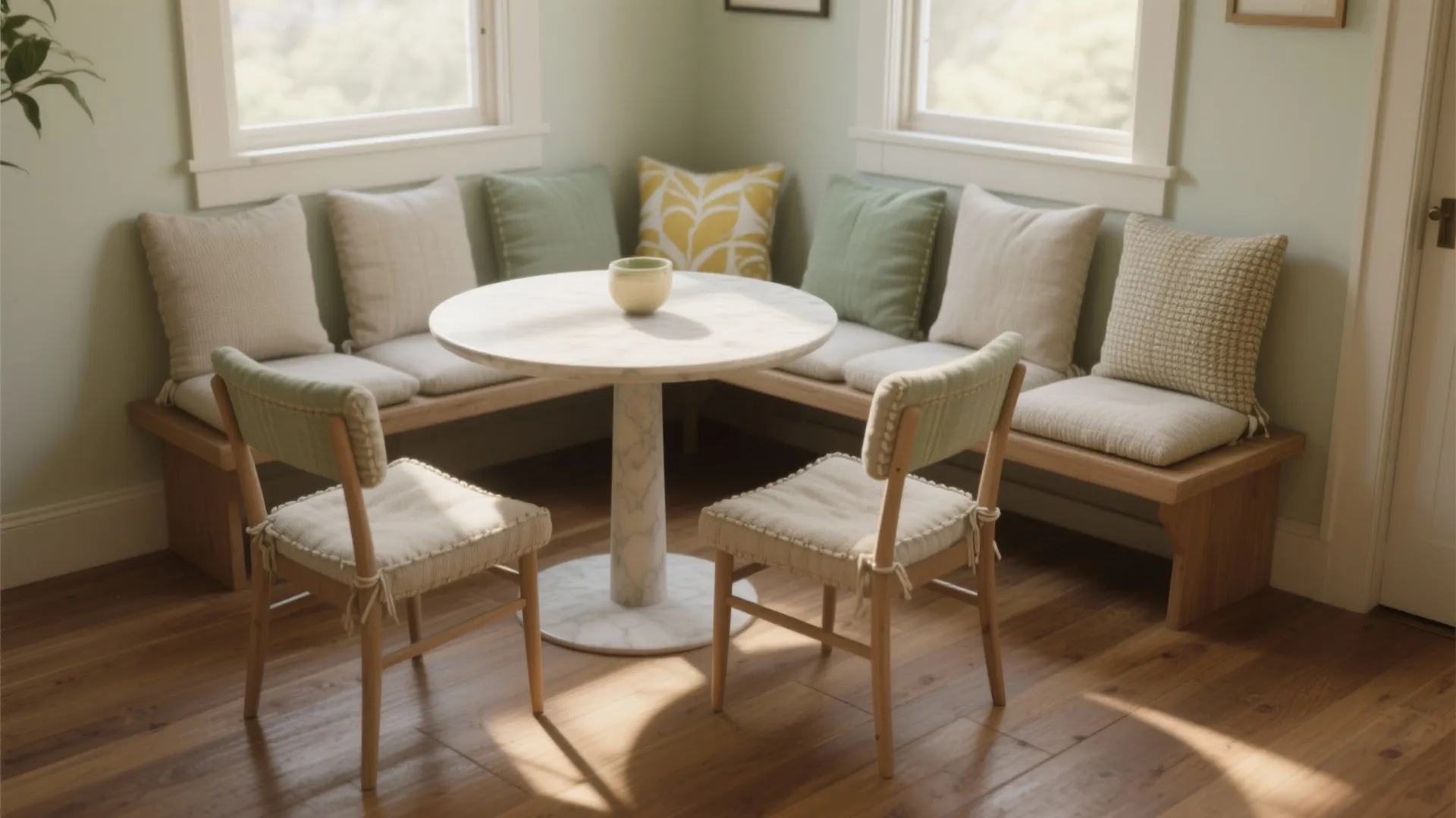 Charmed Life Chair Pads 19 x 16 — 5 Inspirations: Small-seat styling tricks for 19 x 16 dining chair pads that punch above their size