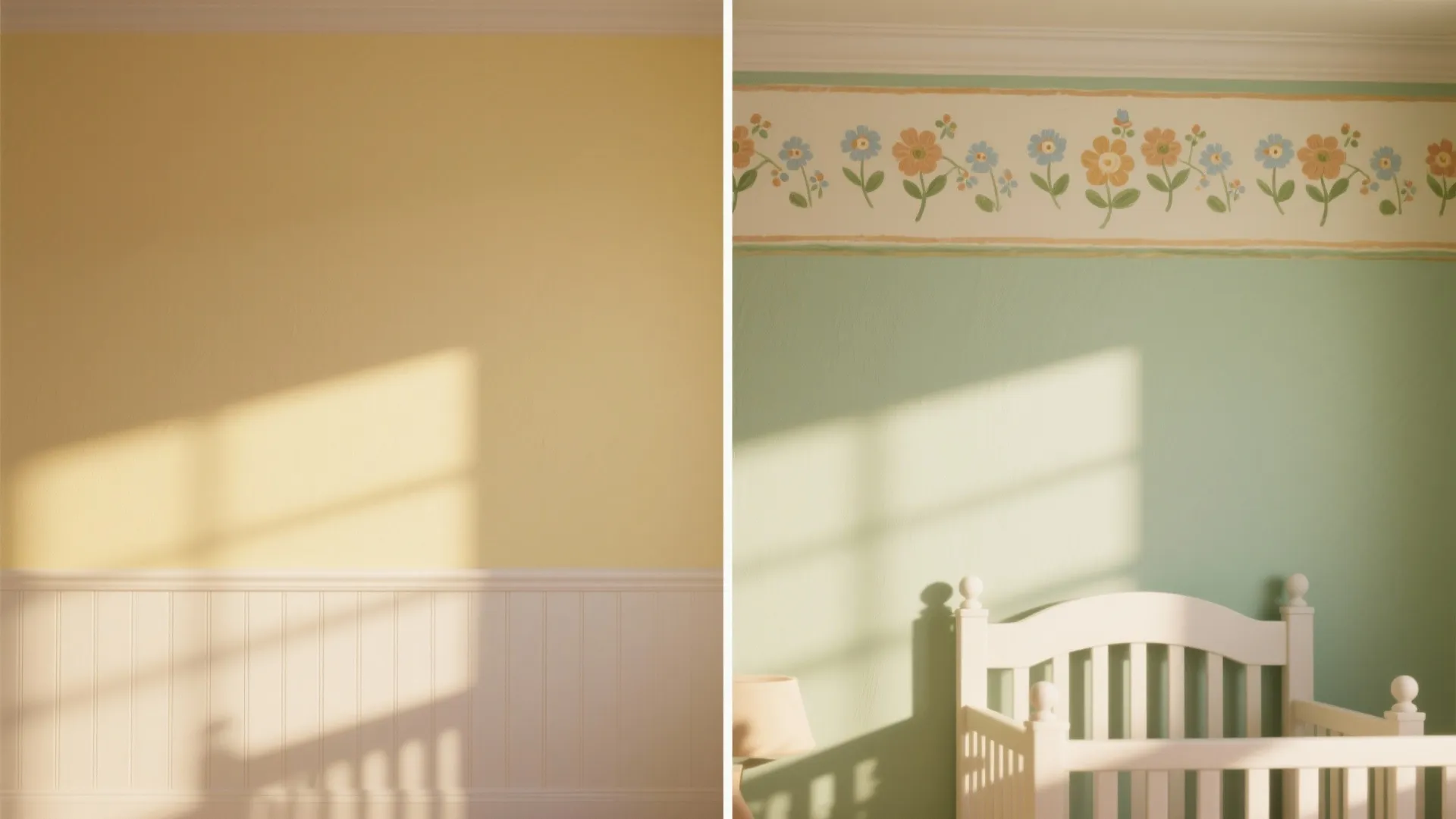 5. Border or Chair-Rail Floral Accent