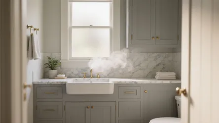 Chalk Paint Bathroom Cabinets: 5 Small-Space Ideas