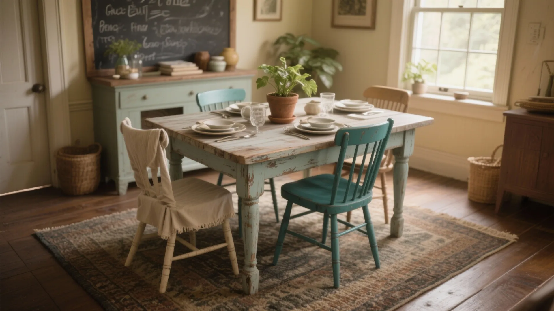 Chalk Paint Dining Table Ideas - 5 Fresh Looks: Creative chalk paint treatments for dining rooms, from vintage charm to bold modern finishes