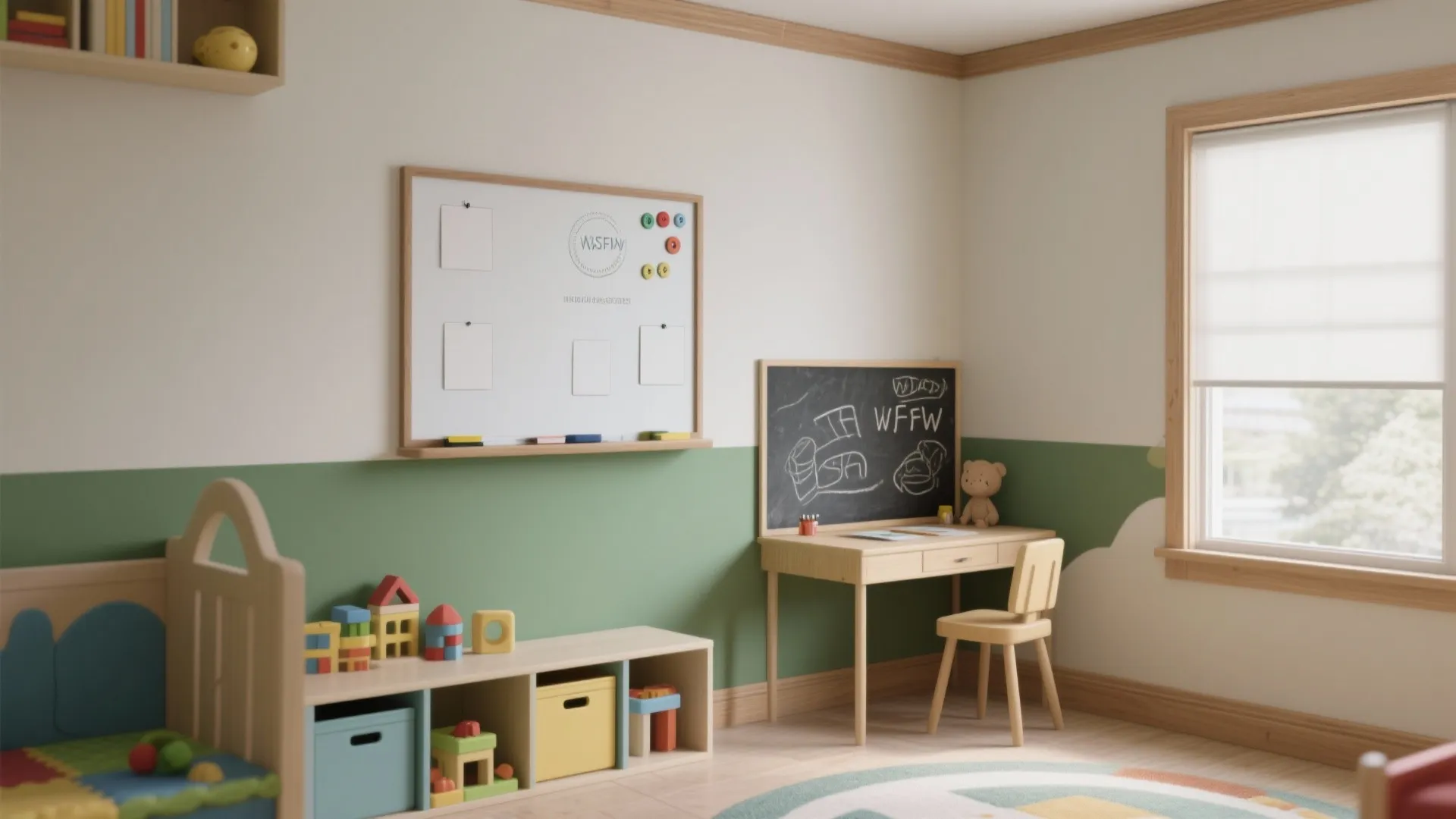 4) Chalkboard + Dry-Erase Combo Without the Mess