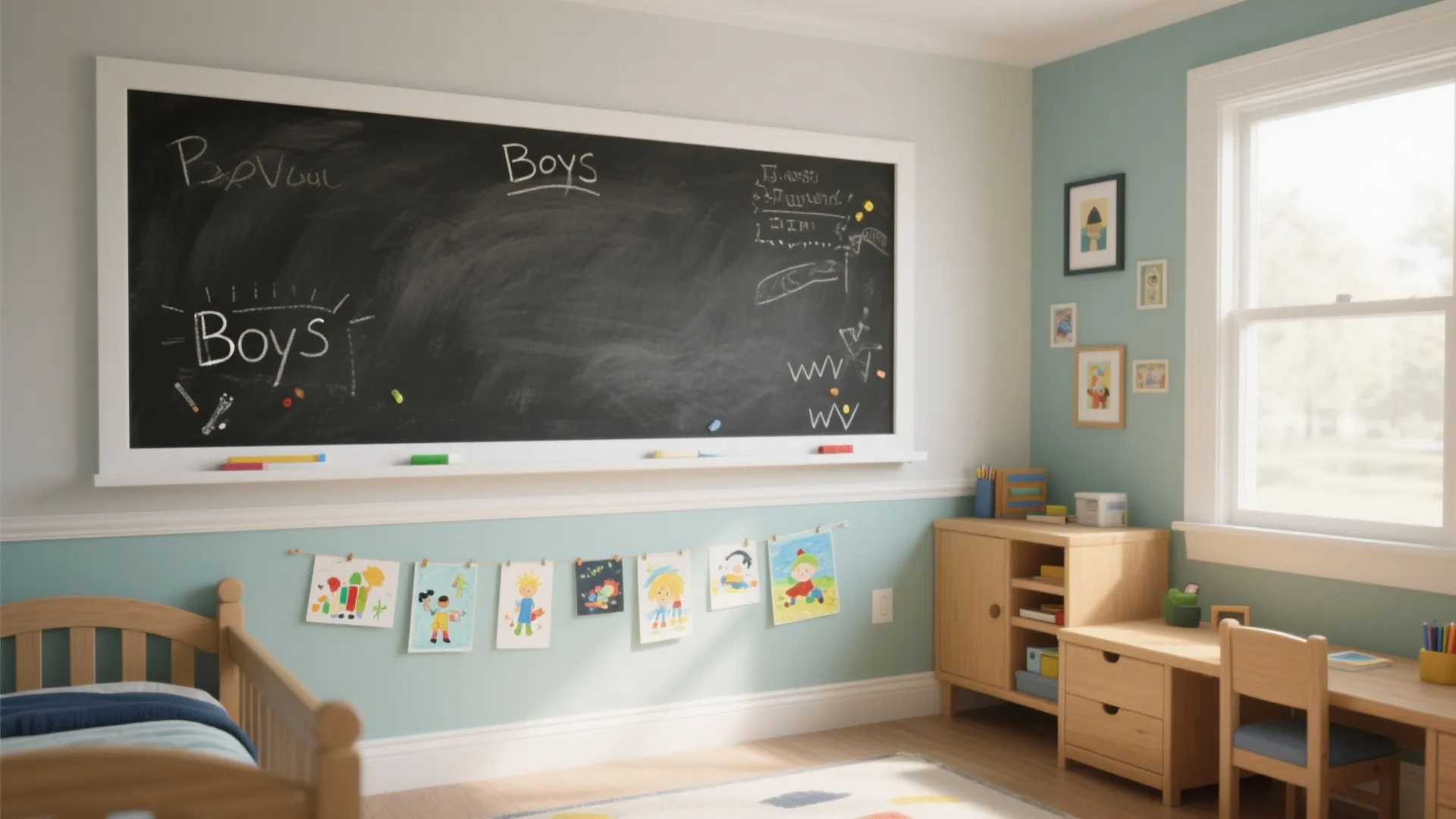 Chalkboard + Magnetic Paint Combo