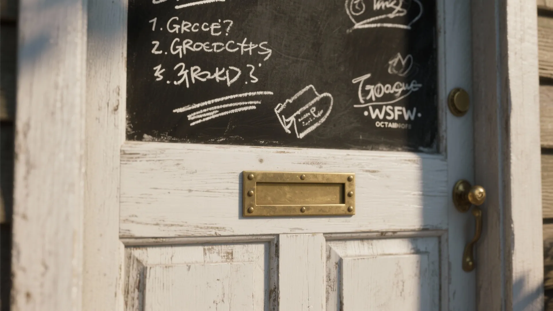 3. Add a Chalkboard or Mail Slot for Function