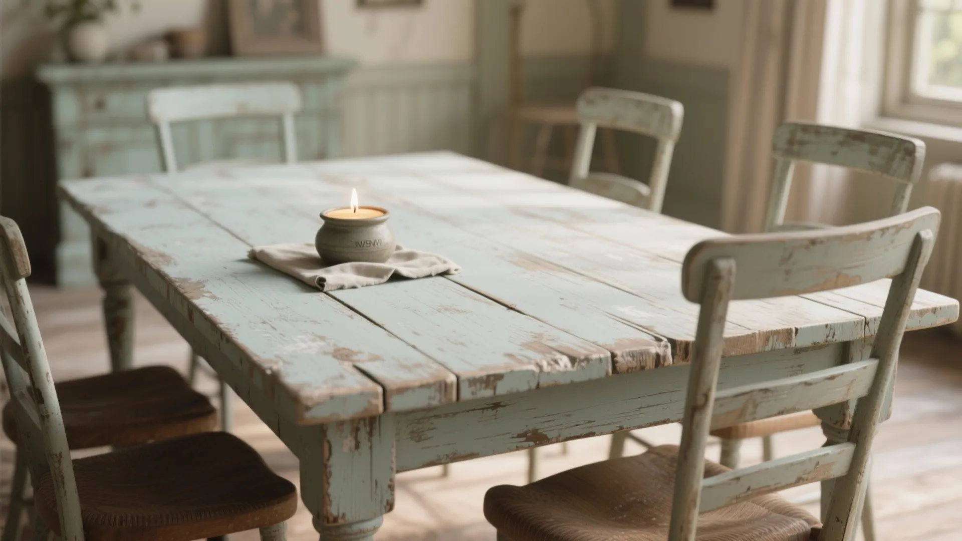 2. Chalk Paint and Distressing