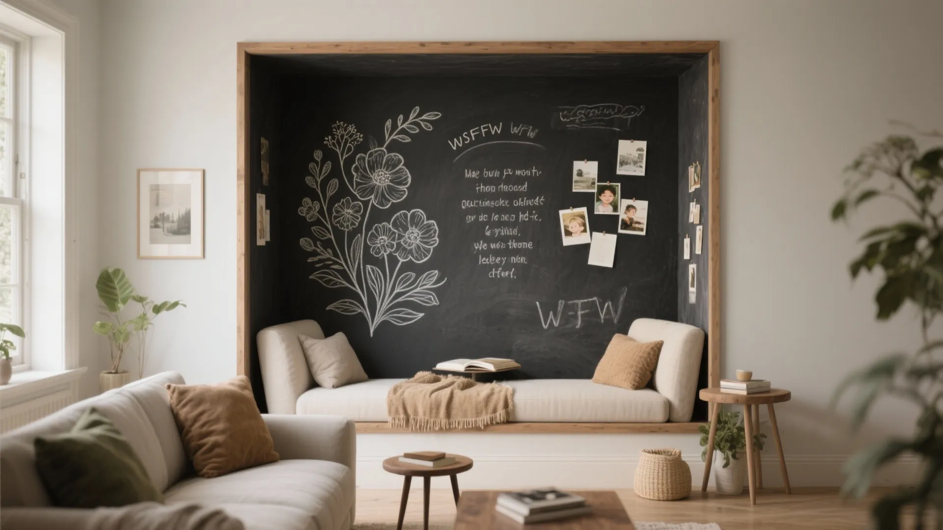 Chalk-Paint Accent for Seasonal Art