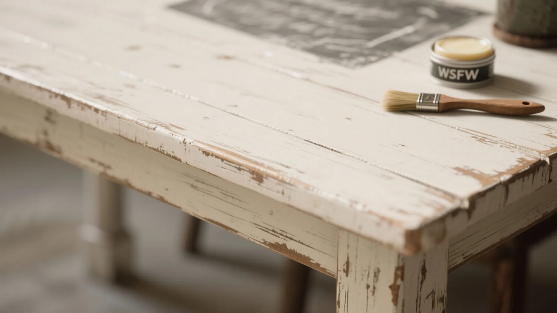 1. Chalk Paint for a Rustic Look