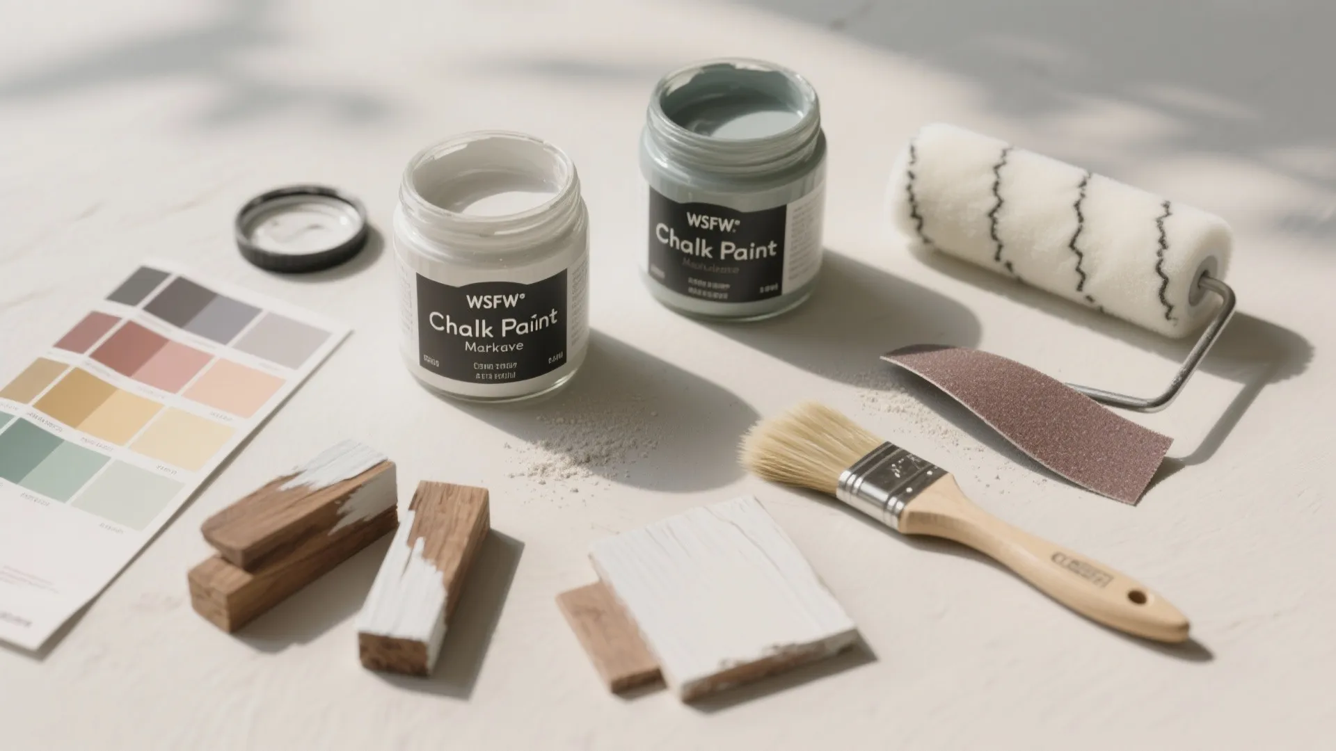 3. Chalk paint with a modern twist