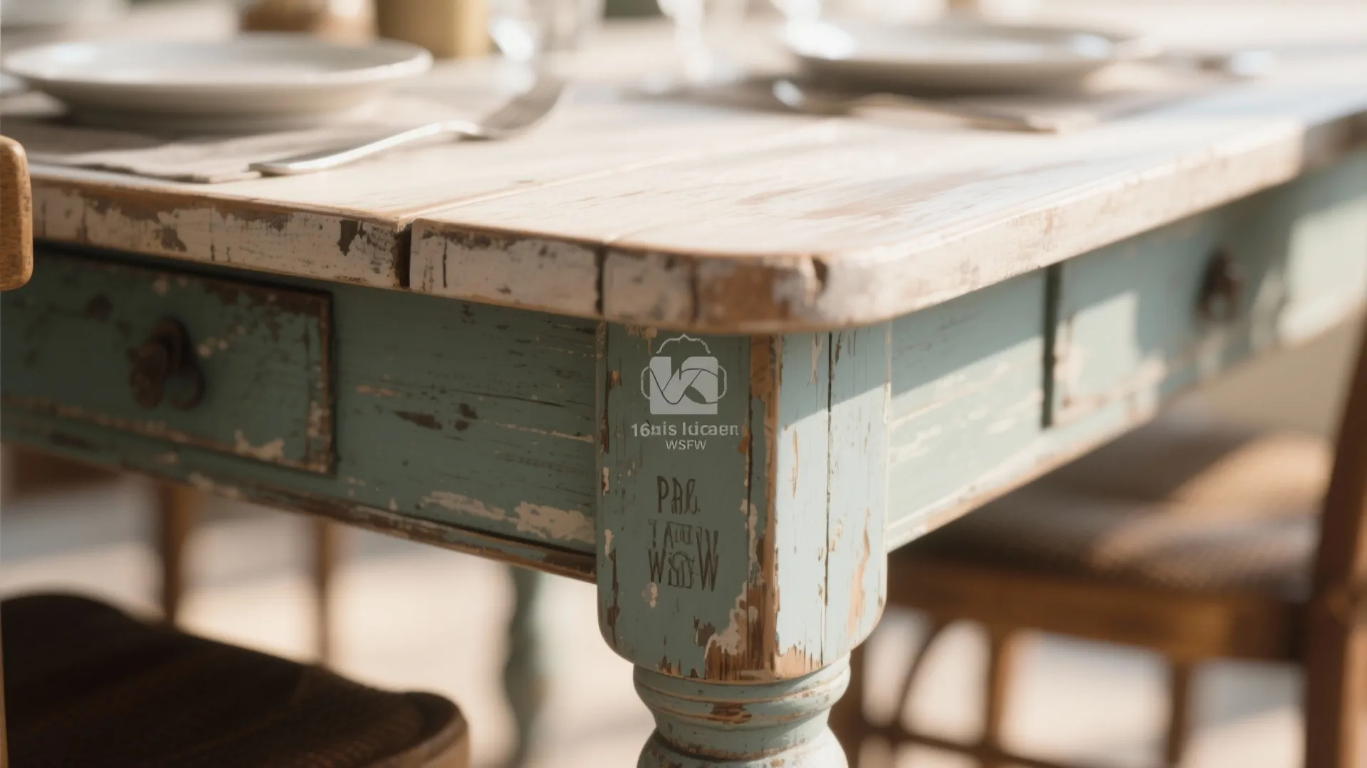3. Chalk Paint Vintage Look
