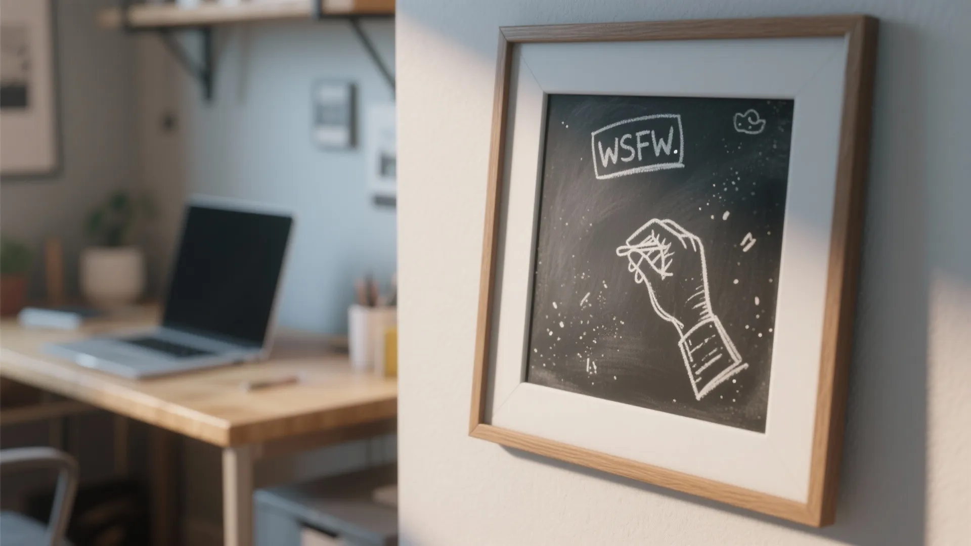 4. Chalkable accent panels for changing looks