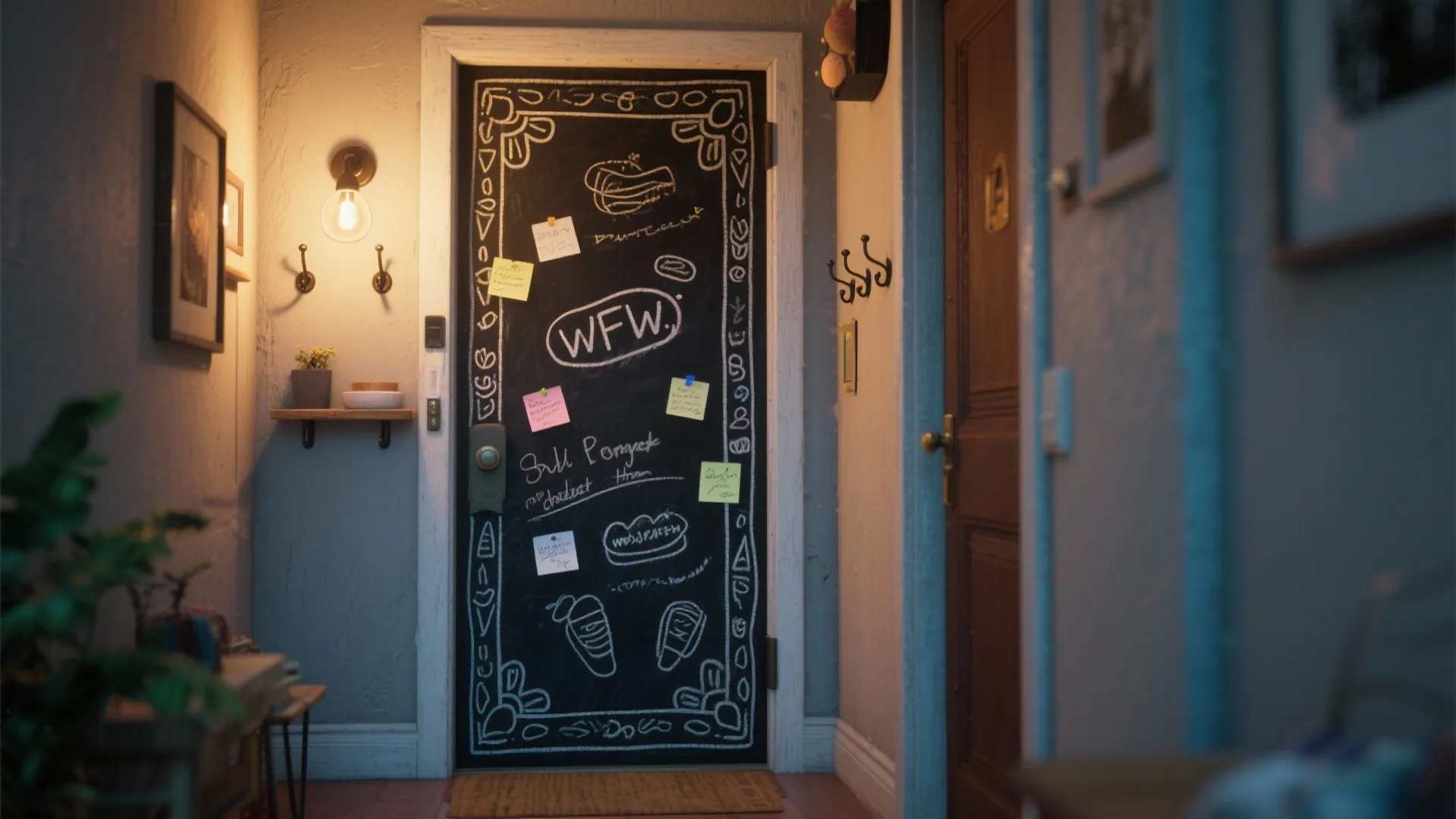 5. Chalk-Ready Stencils: Playful and Ever-Changing