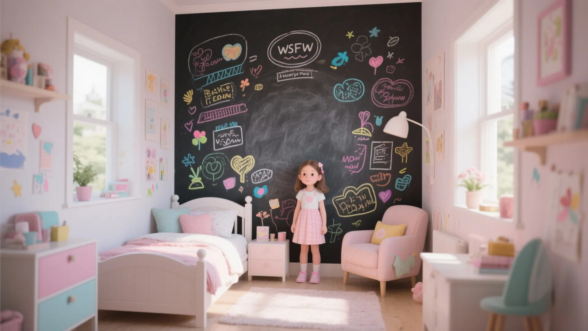 Chalkboard Accent Wall