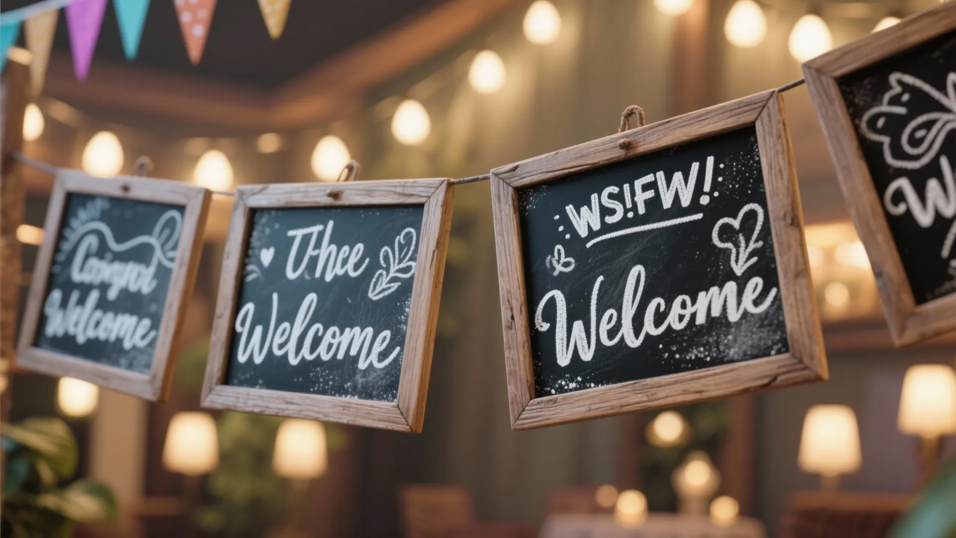 3. Chalkboard Panels