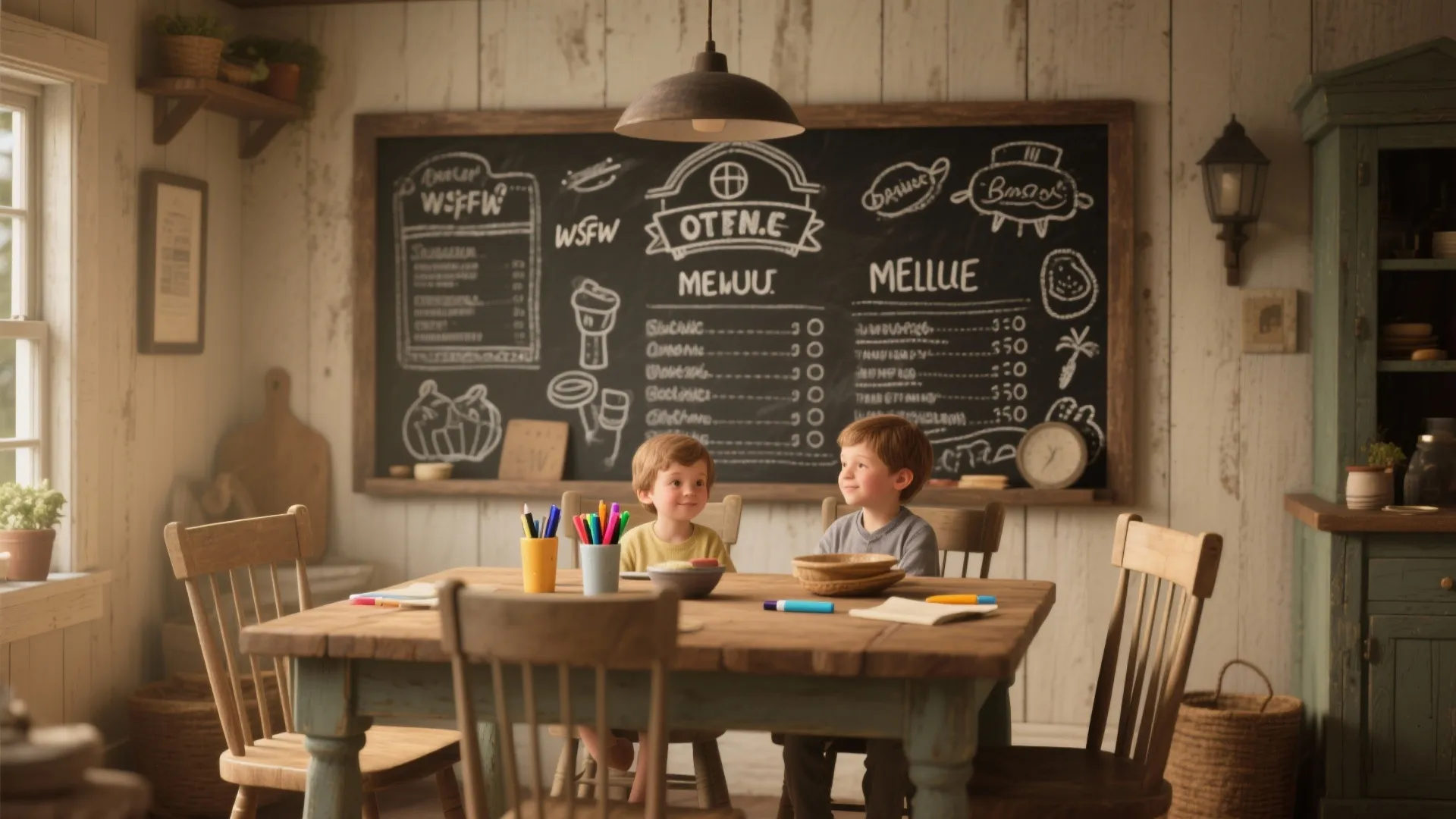 3. Chalkboard Decals for Functional Fun