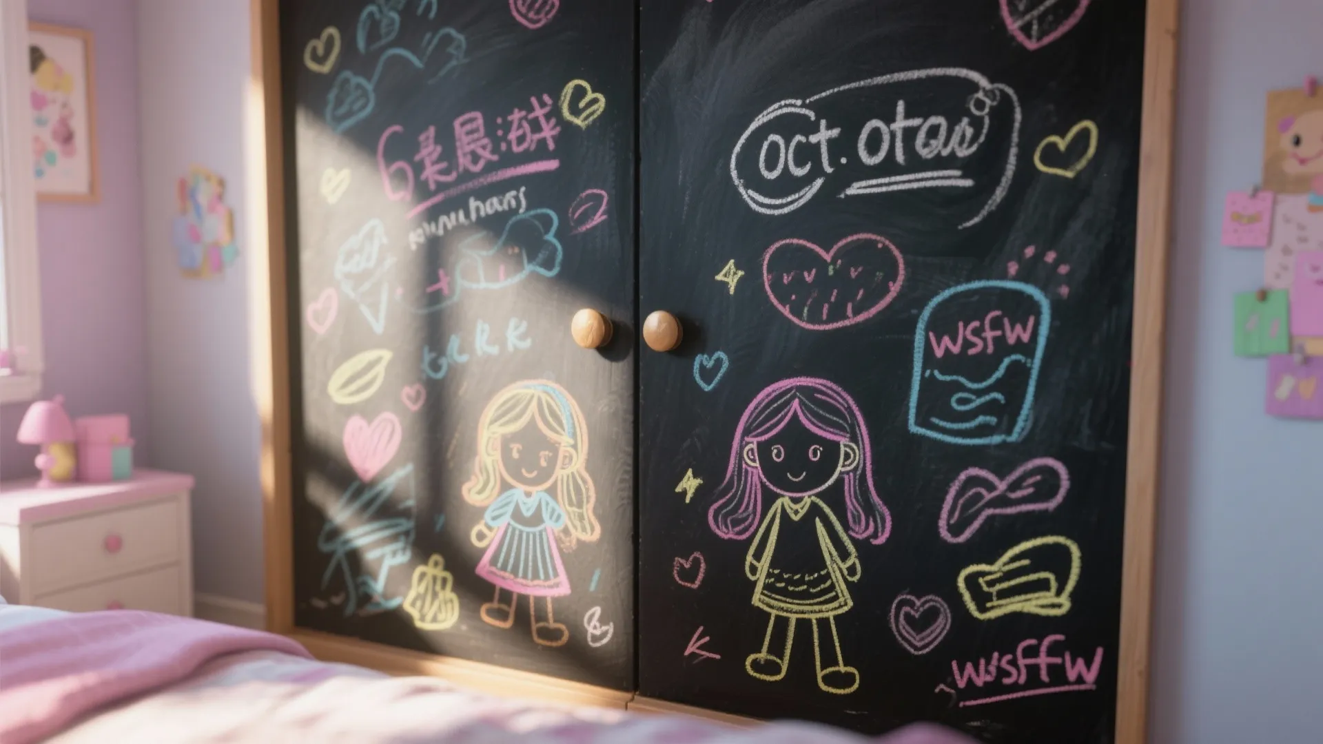 6. Chalkboard Wall Fun