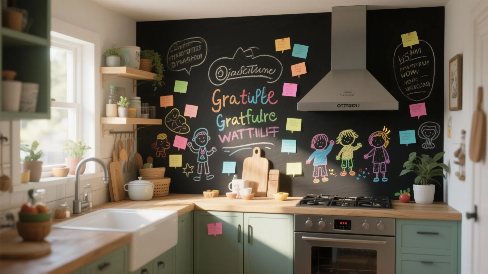 Chalkboard Wall Section