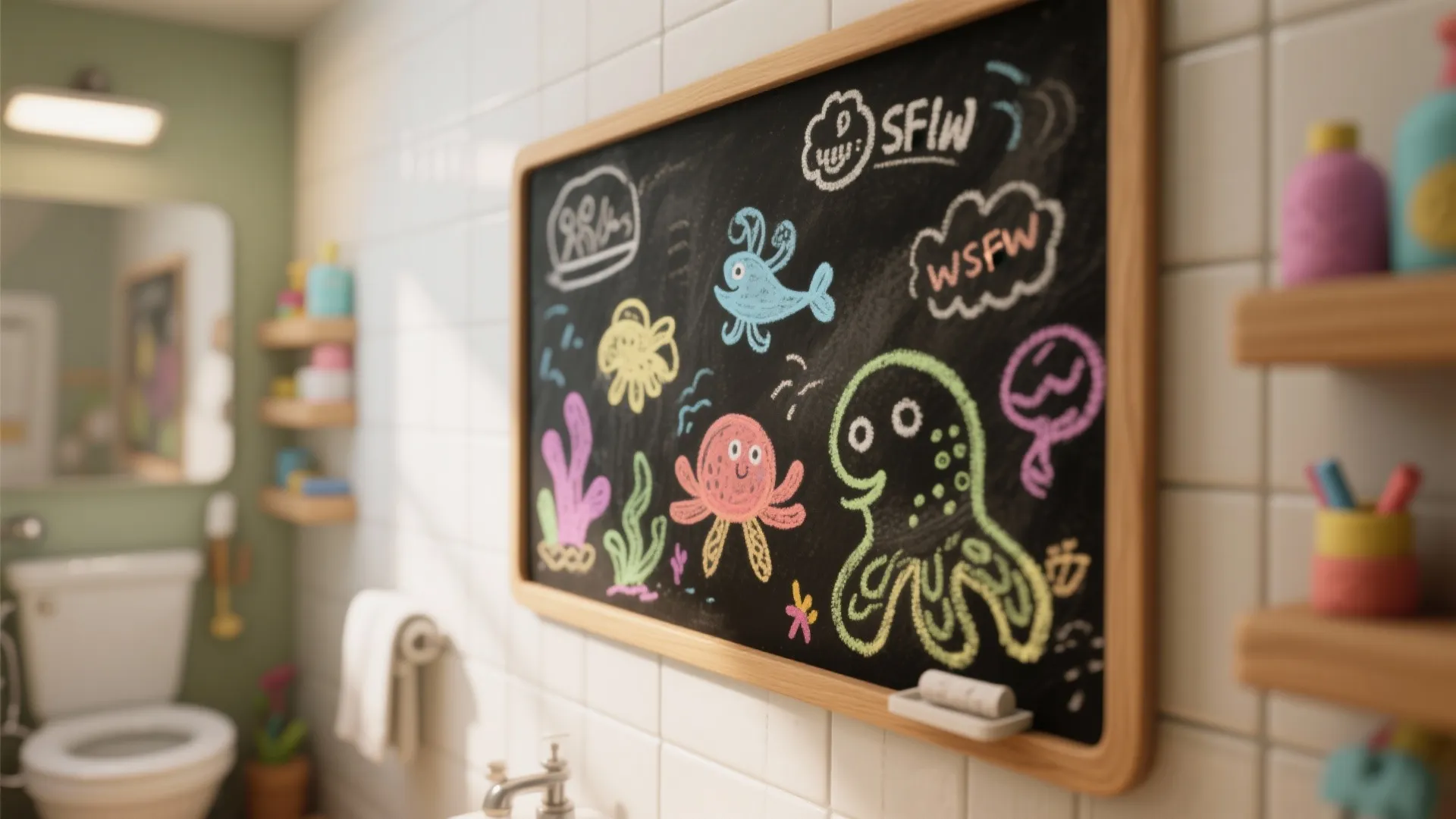 2. Waterproof Chalkboard Paint