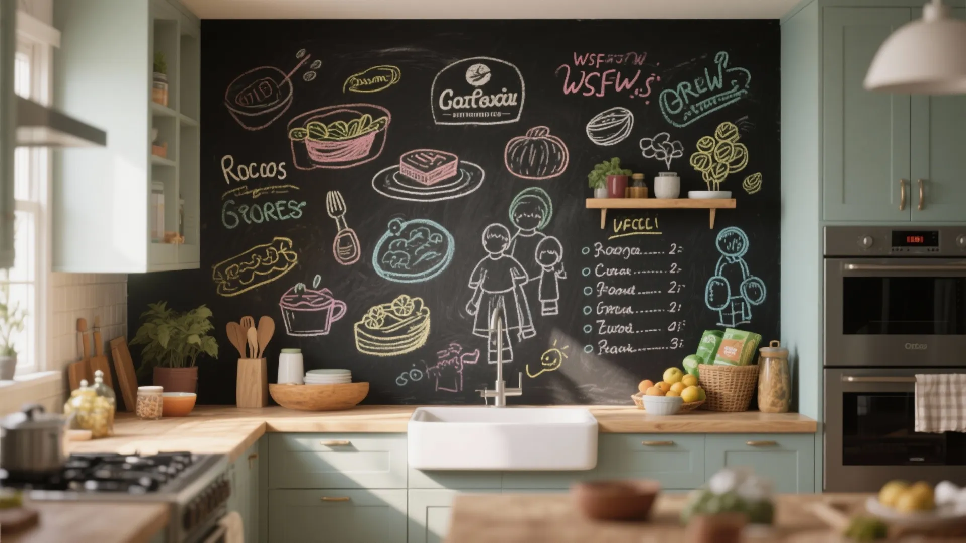 Tip 2: Chalkboard Walls