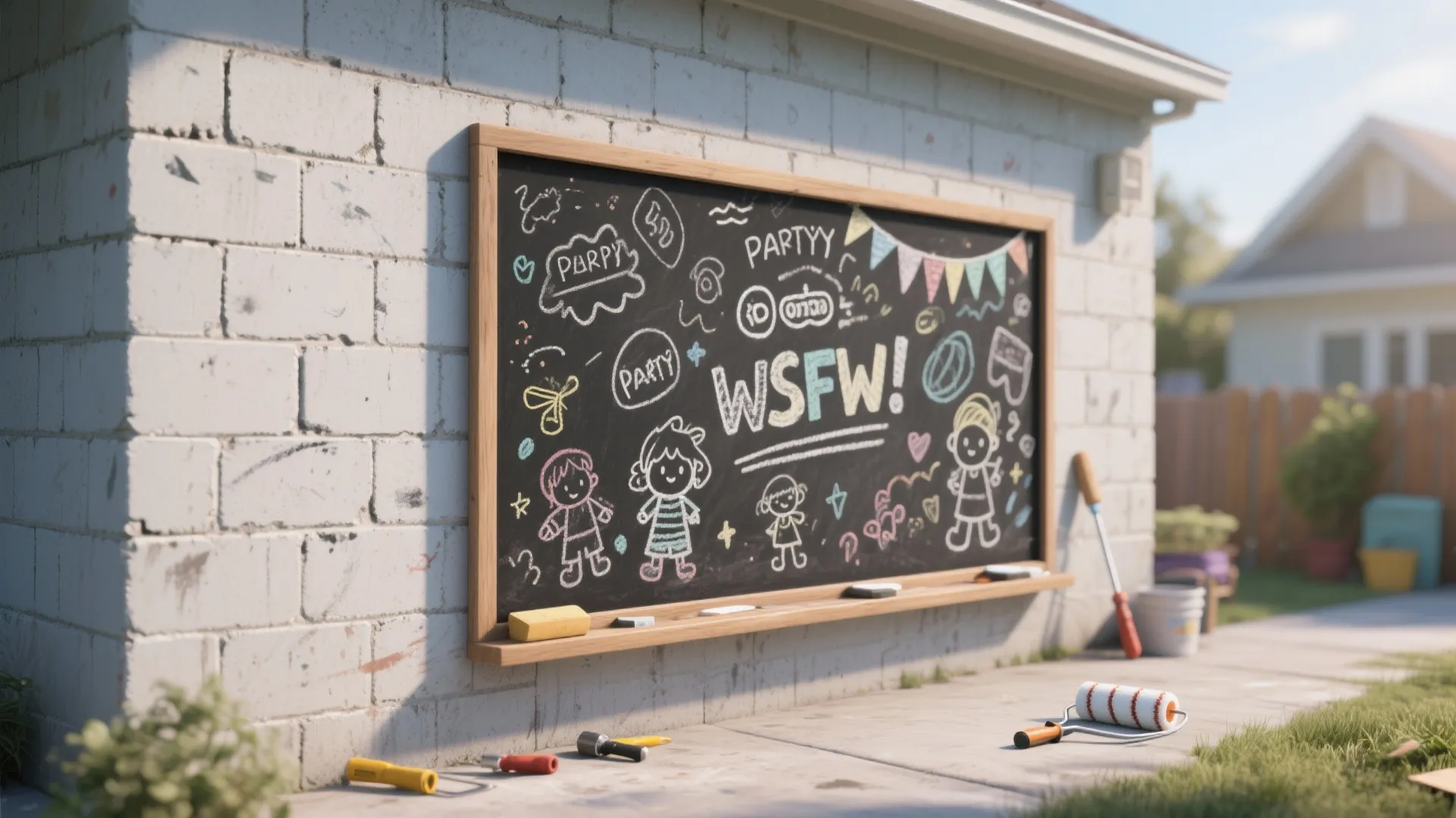 Chalkboard & Multi-Use Panel