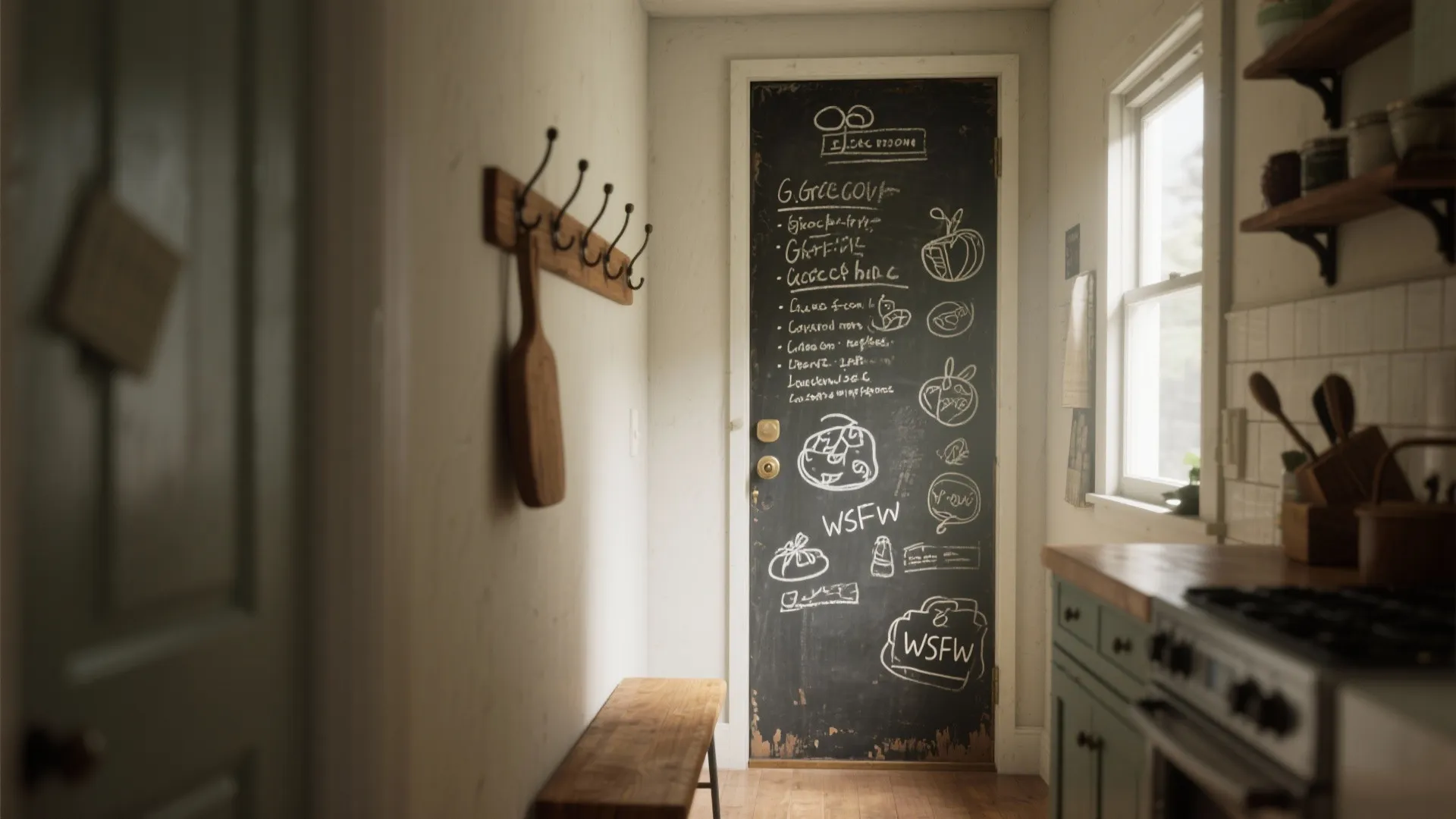 4. Chalkboard or Writable Accent