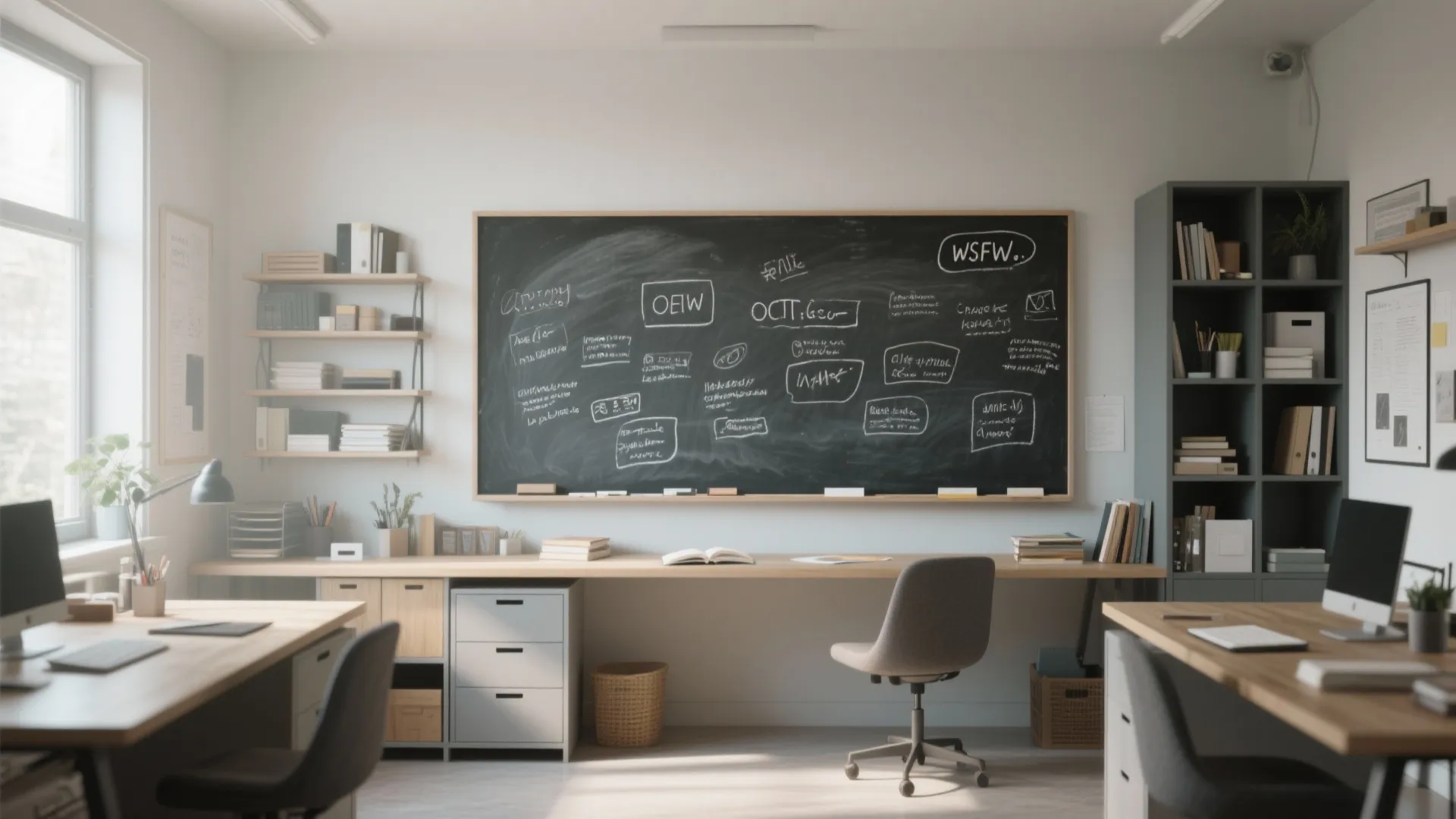 9. Chalkboard Wall for Notes