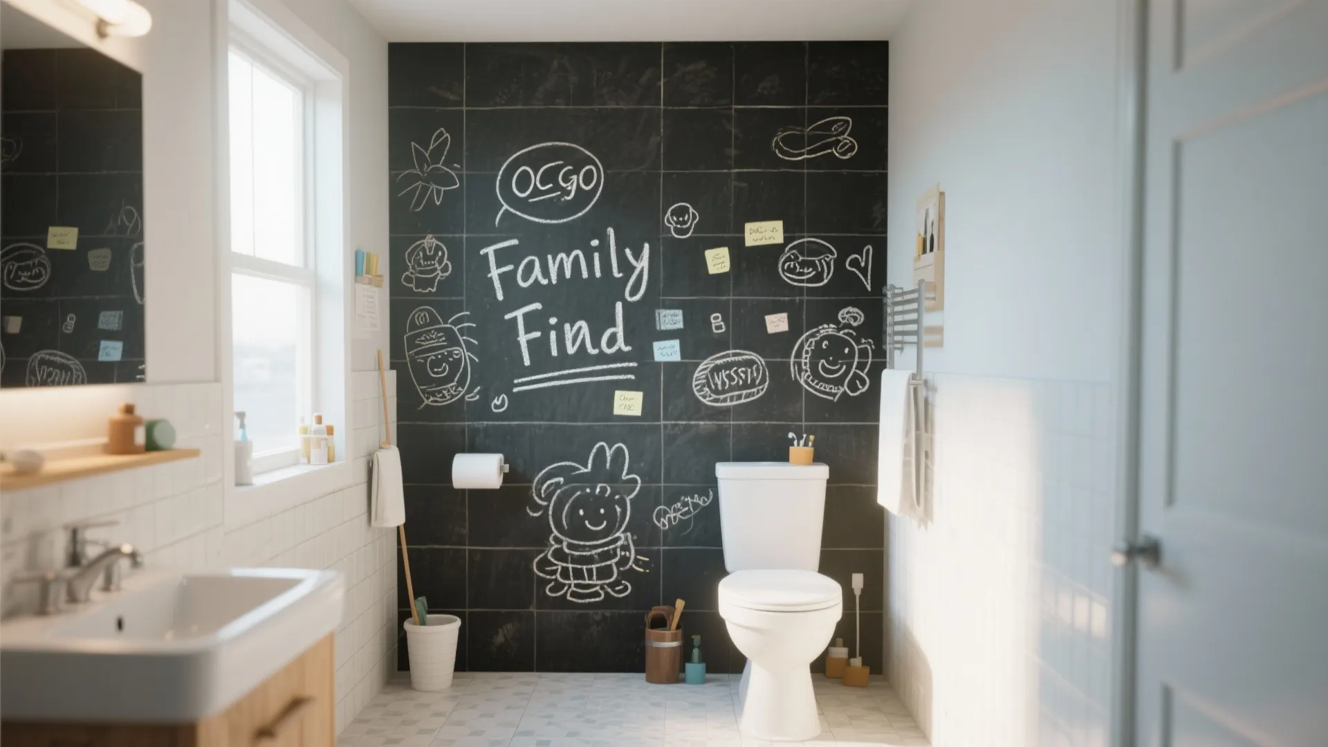 10. Chalkboard Accent Tile