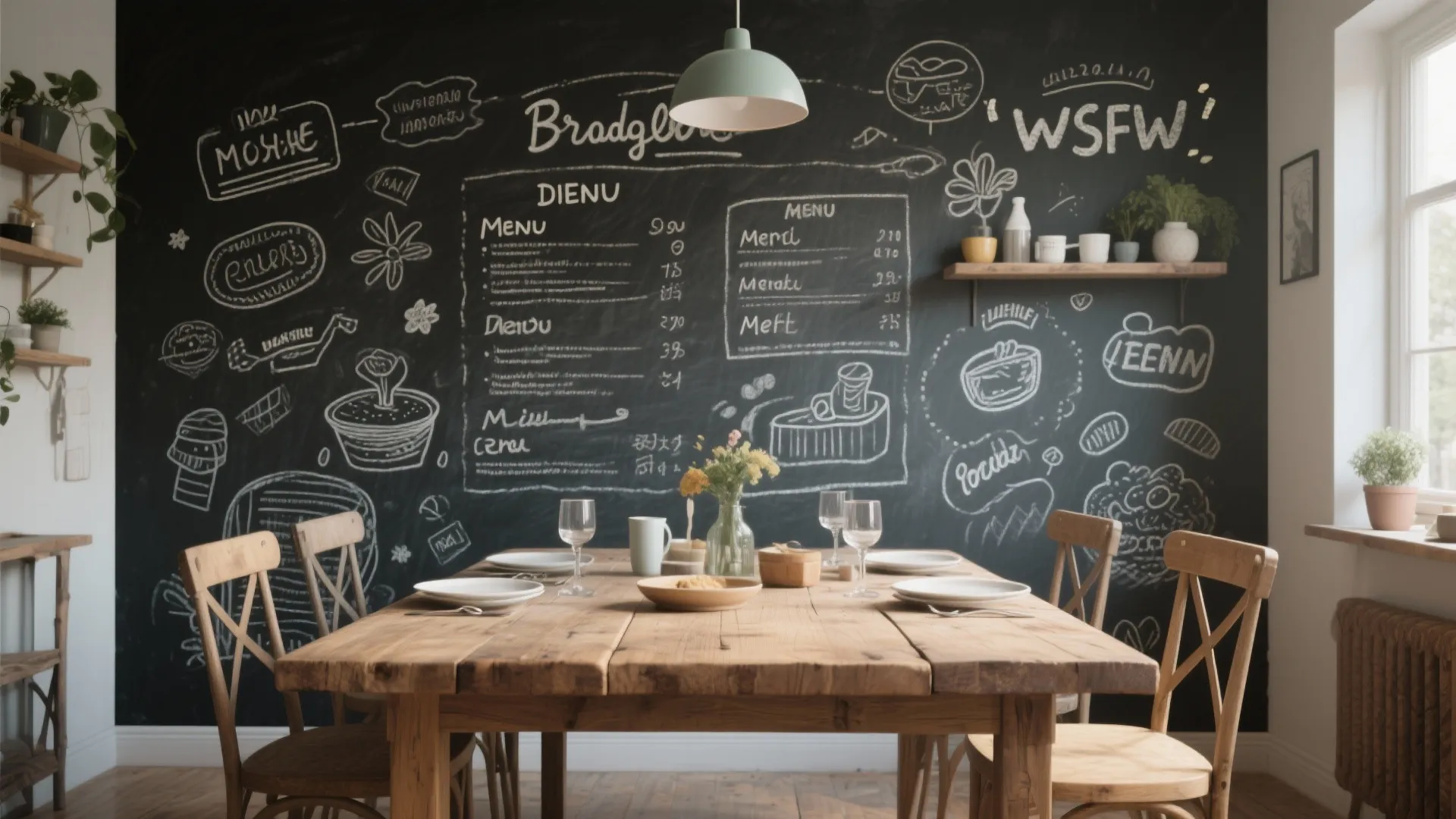 9. Chalkboard Wall