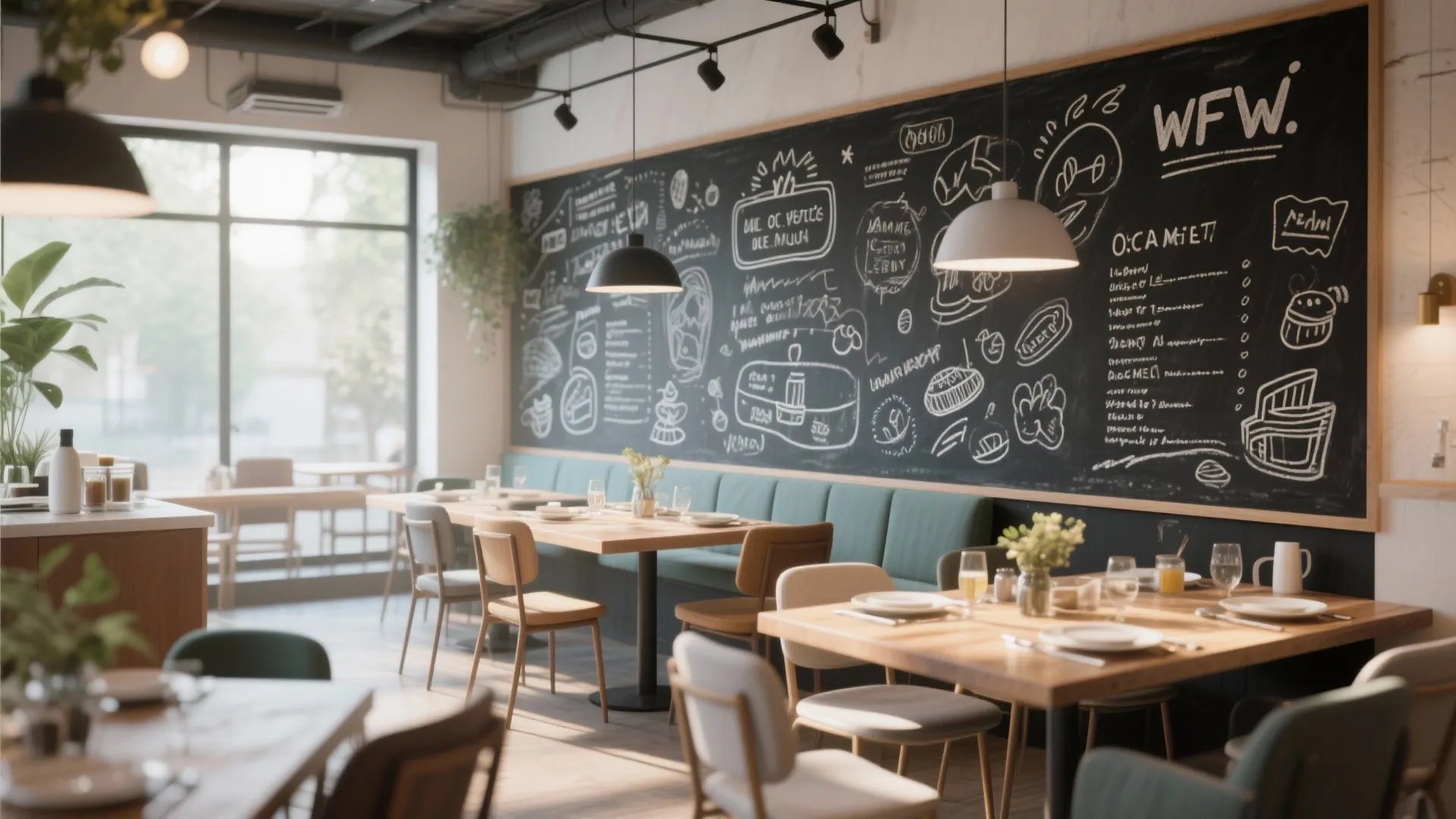 7. Chalkboard Paint Wall