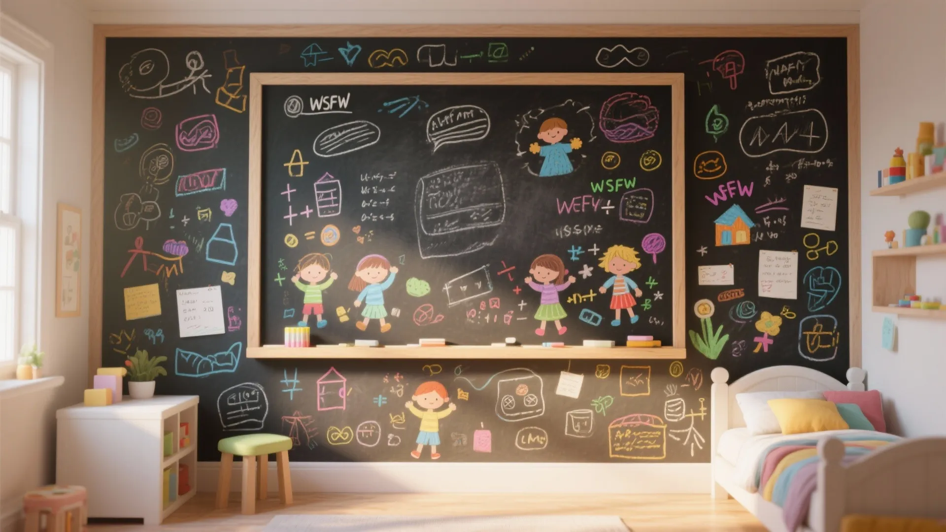 Chalkboard Wall for Creativity