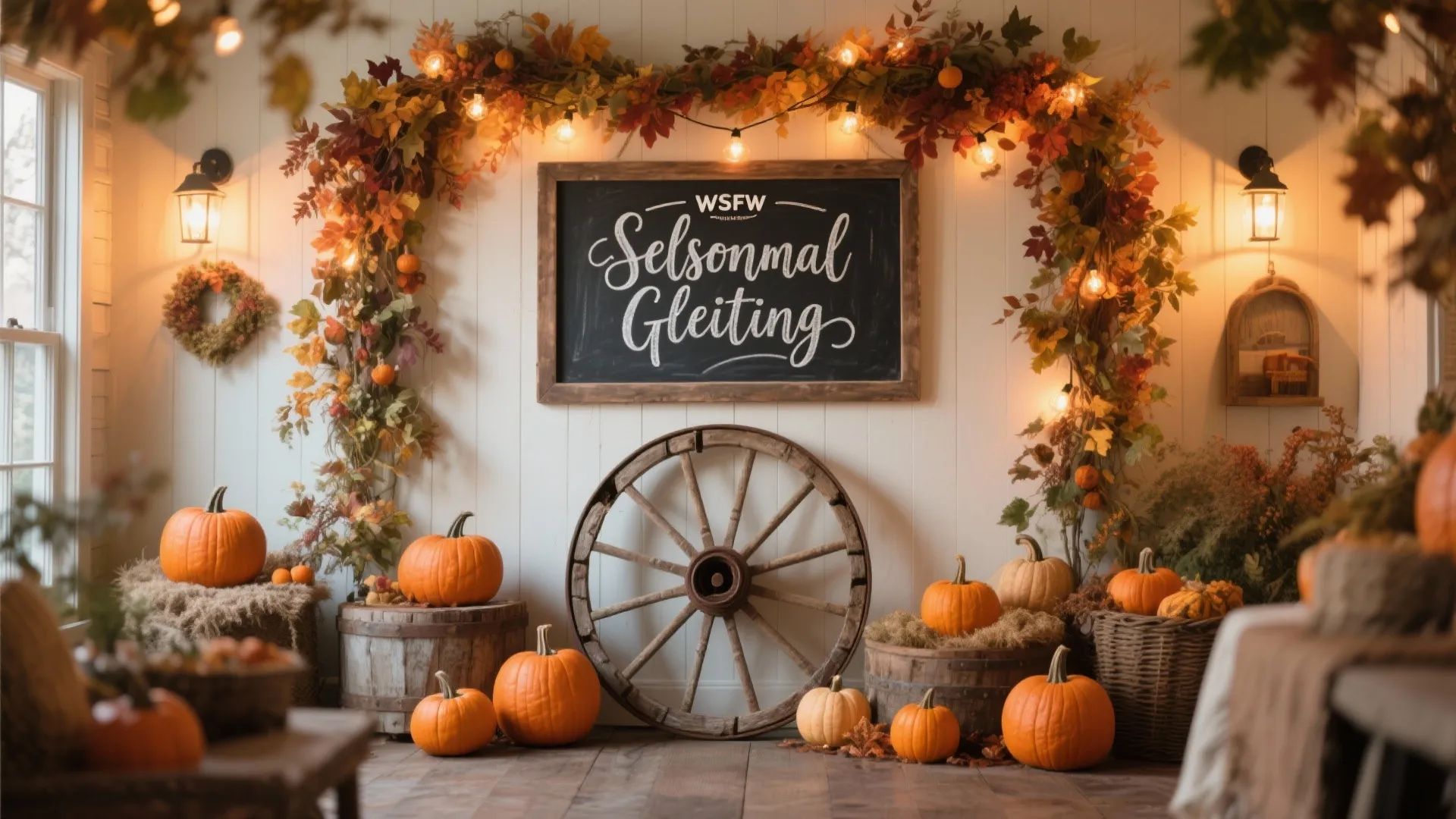 Tip 6: Hang a Chalkboard Sign