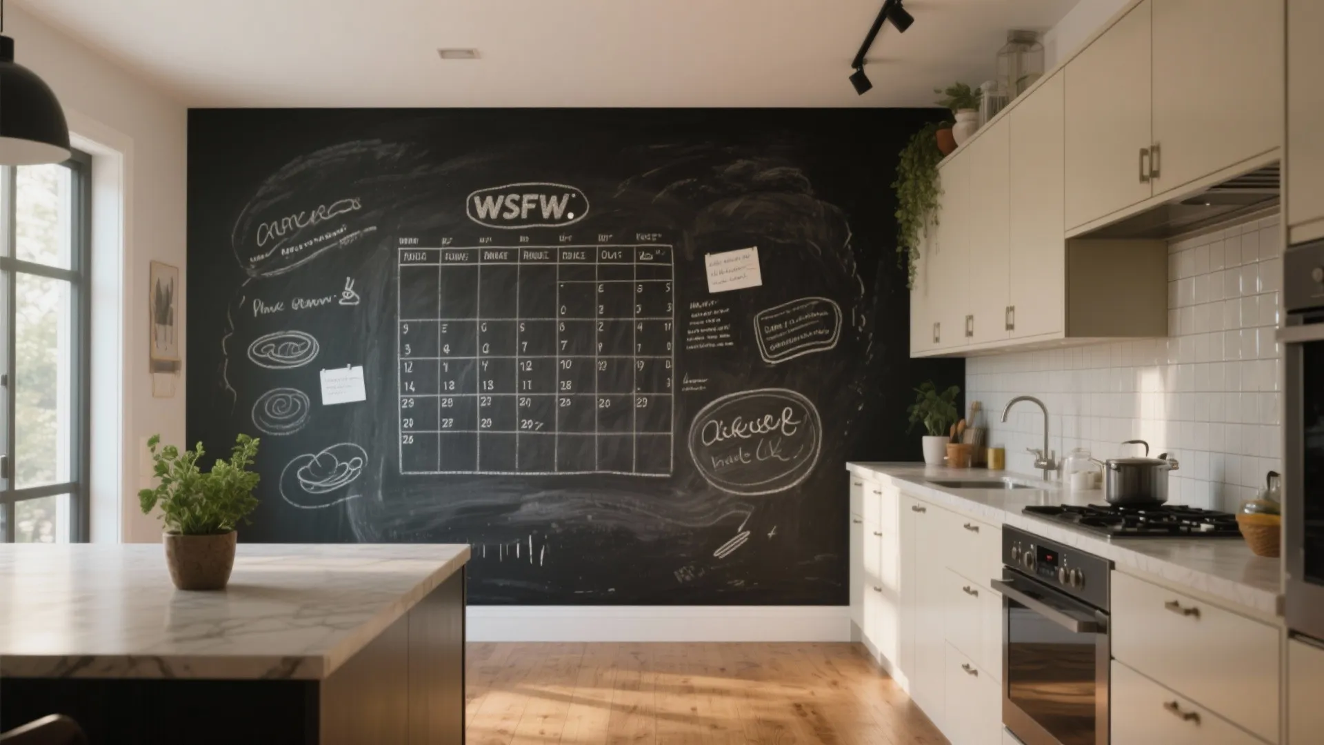 Blackboard Kitchen Ideas — 5 Creative Ways: Practical, playful blackboard treatments to make your kitchen smarter and more personal