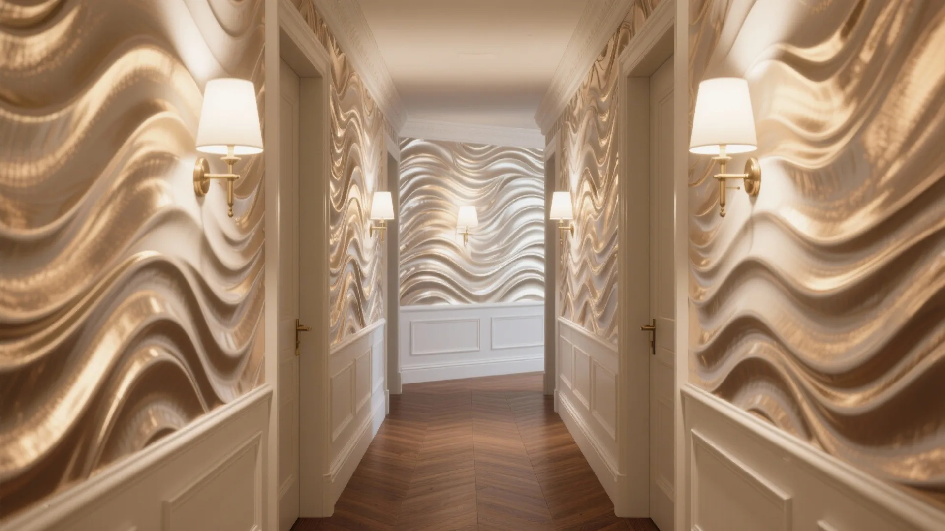 Metallic Waves and Light-Responsive Surfaces