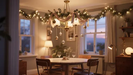 Deck the Lights: 5 Festive Ideas for Decorating a Light Fixture