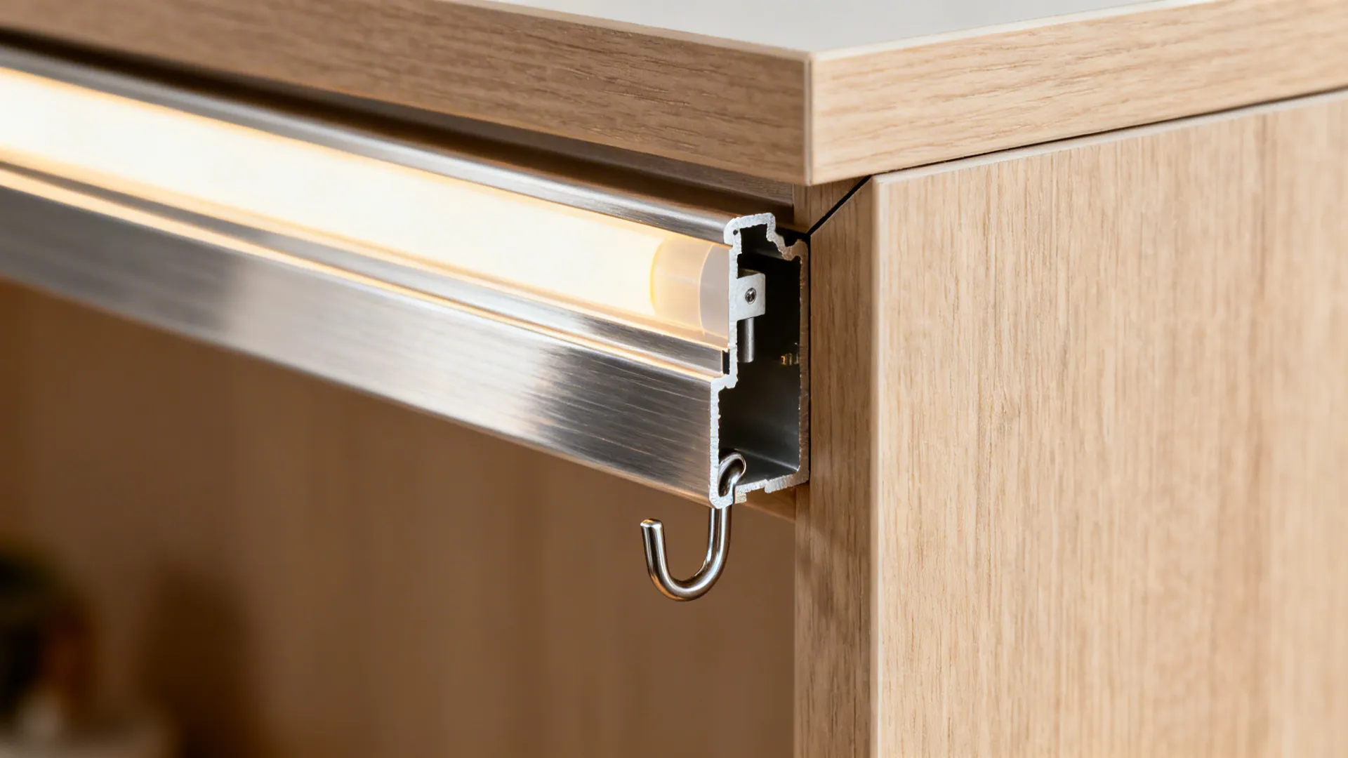 Integrated Groove Channels for Task Lighting and Accessories