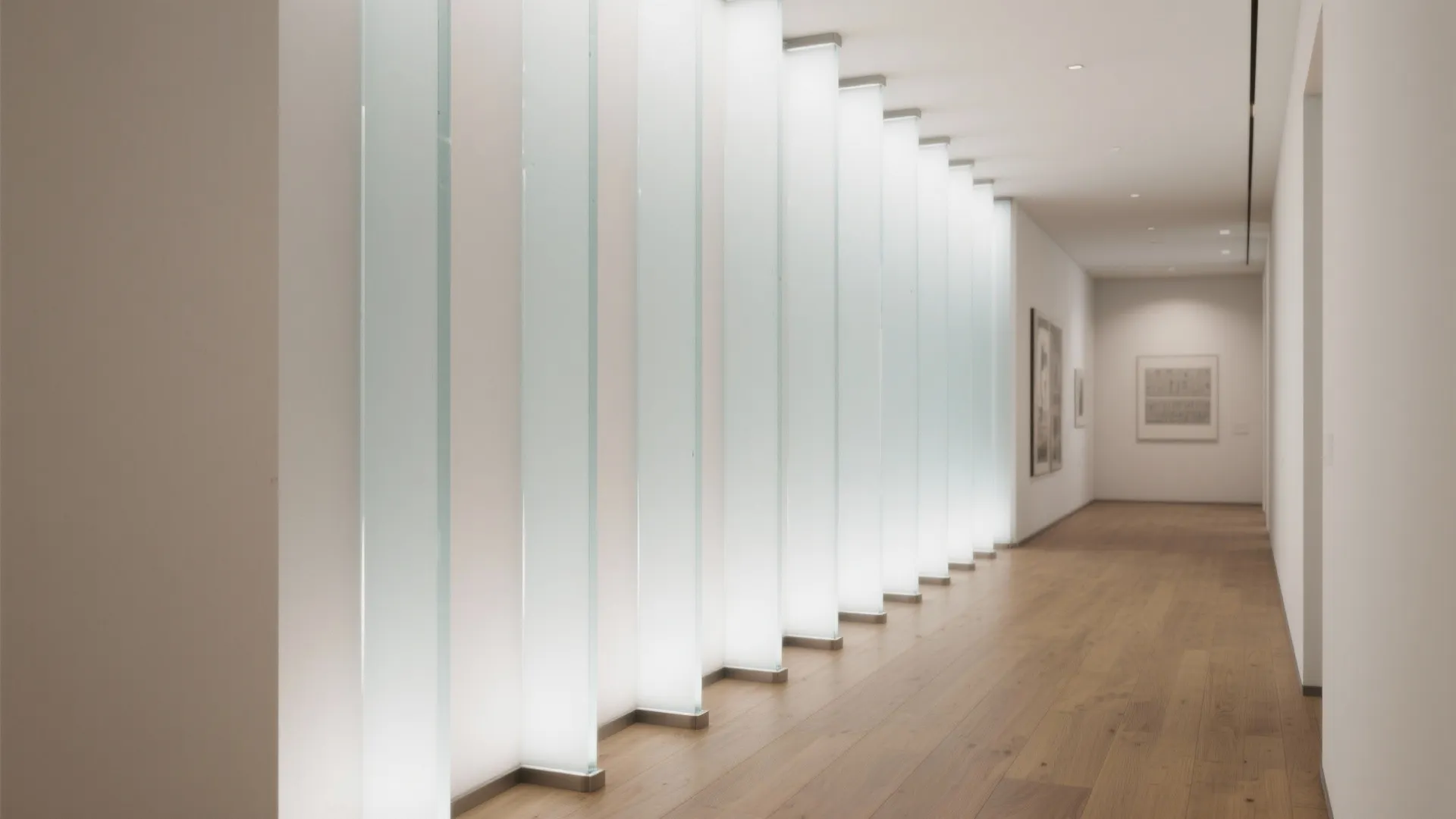 Channel Glass or Glass Block for Daylight and Texture