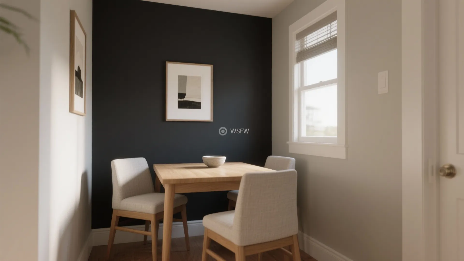 One High-Contrast Accent Wall