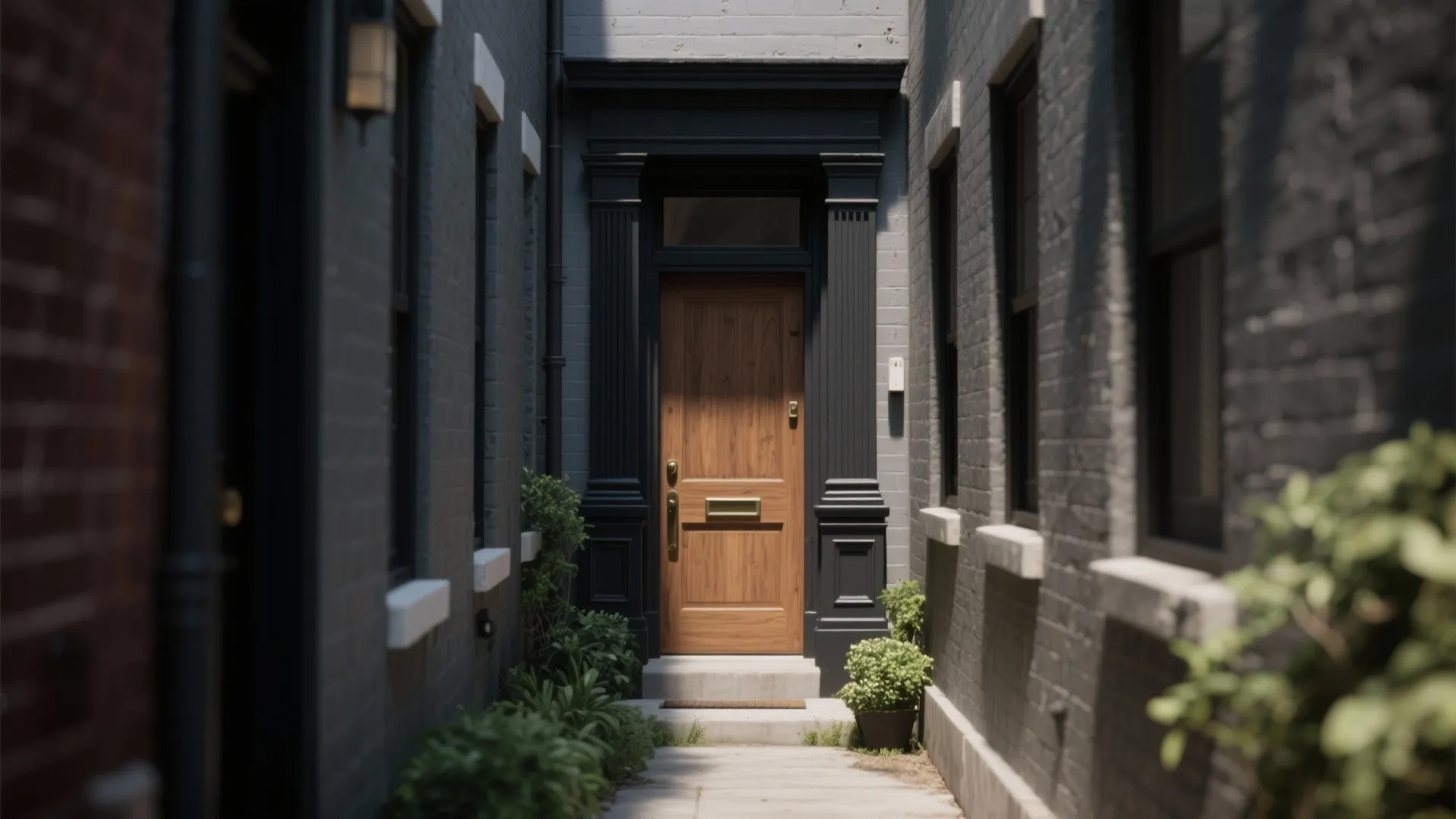 2. Deep Charcoal Accent — modern anchor for trim and doors