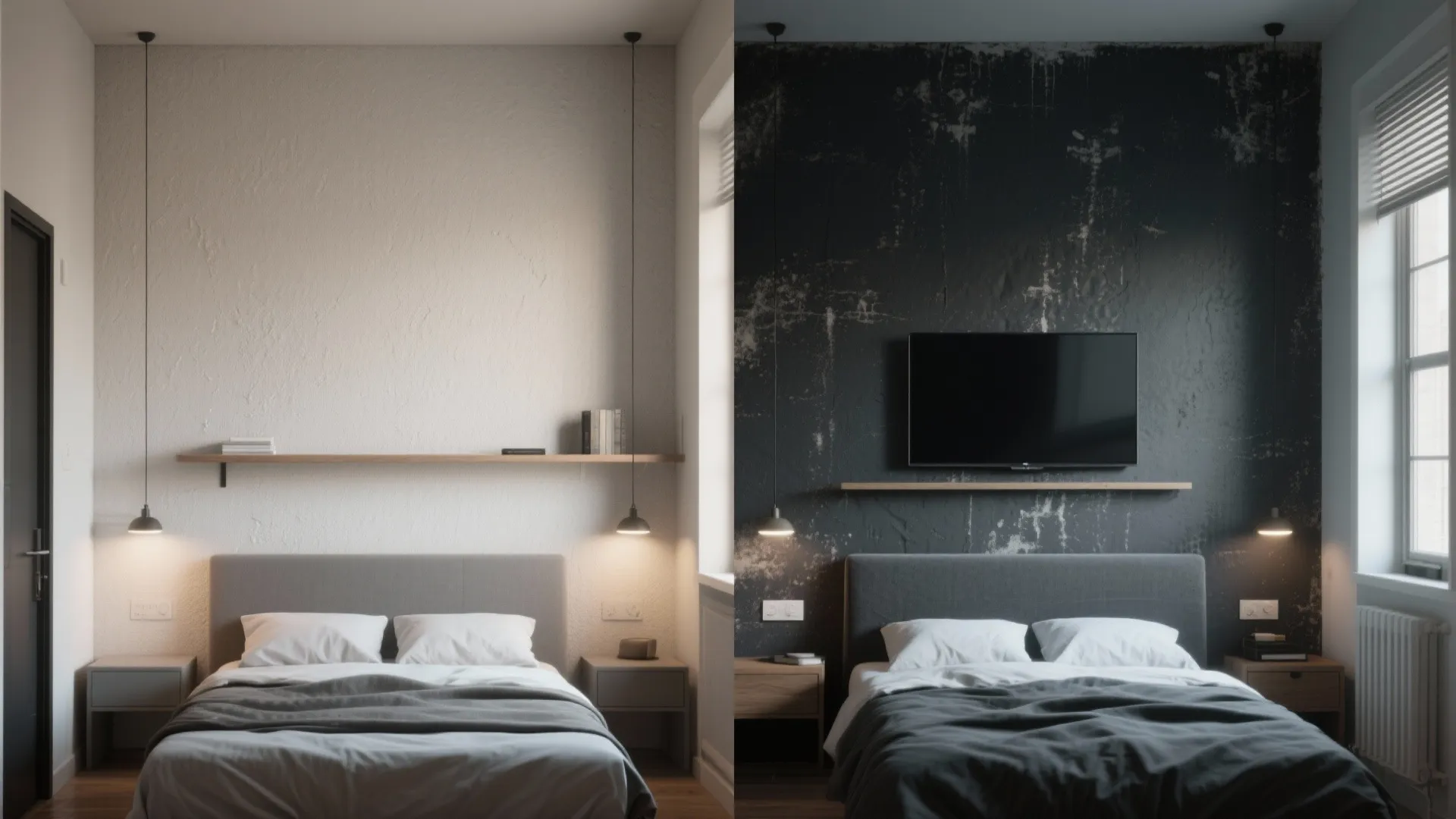 4. Charcoal Accent for Drama