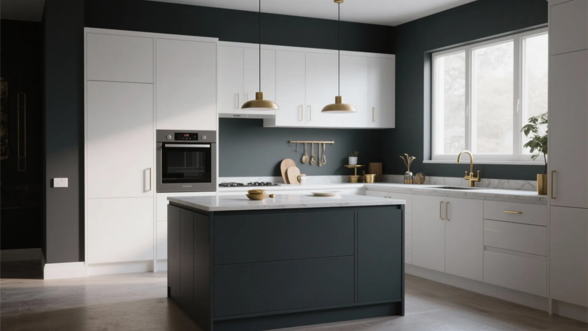 5. Soft Charcoal Accent for Graphic Drama