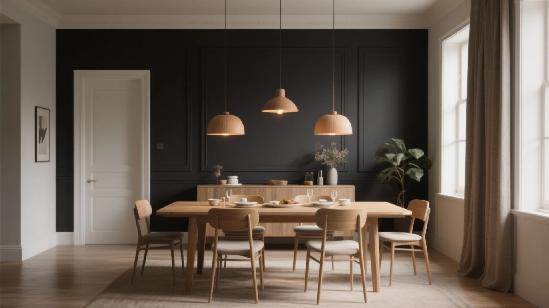 1. Moody Charcoal Paint