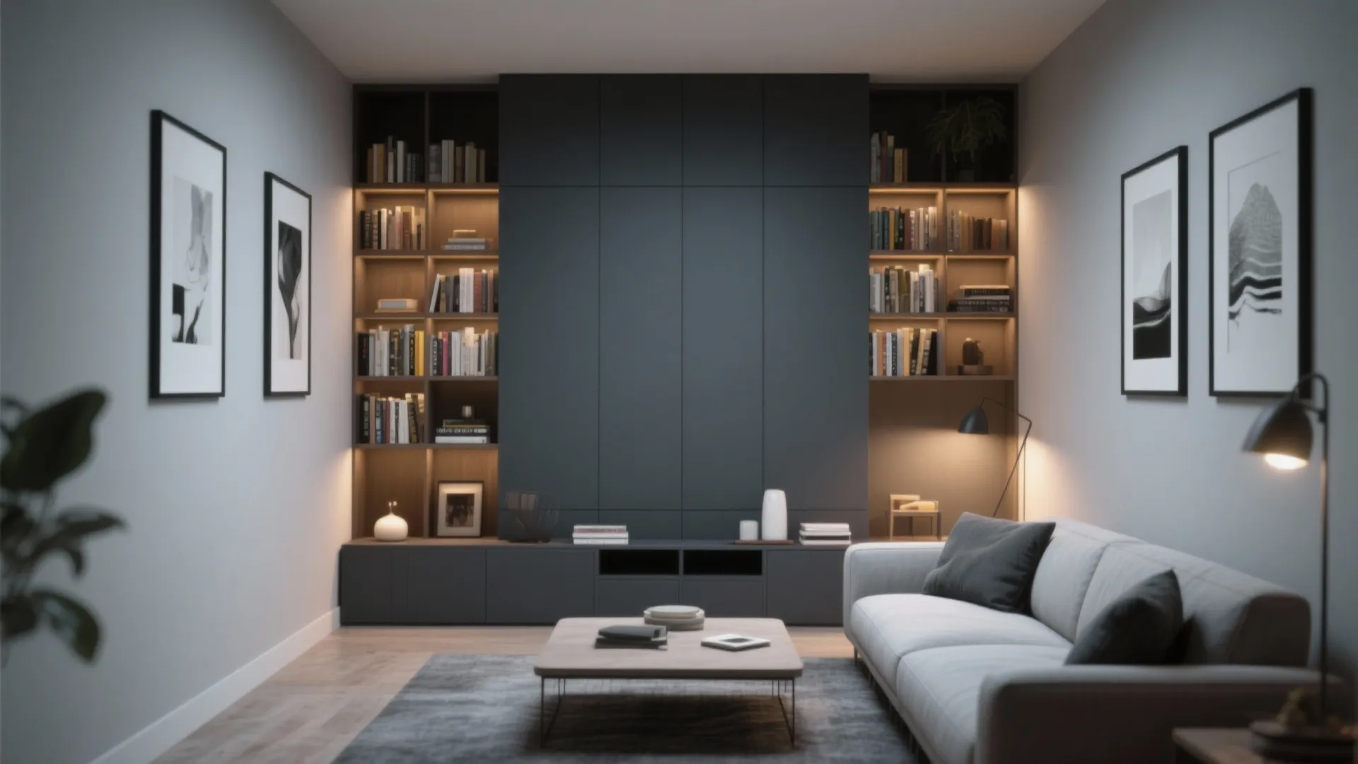 Charcoal Accent Wall