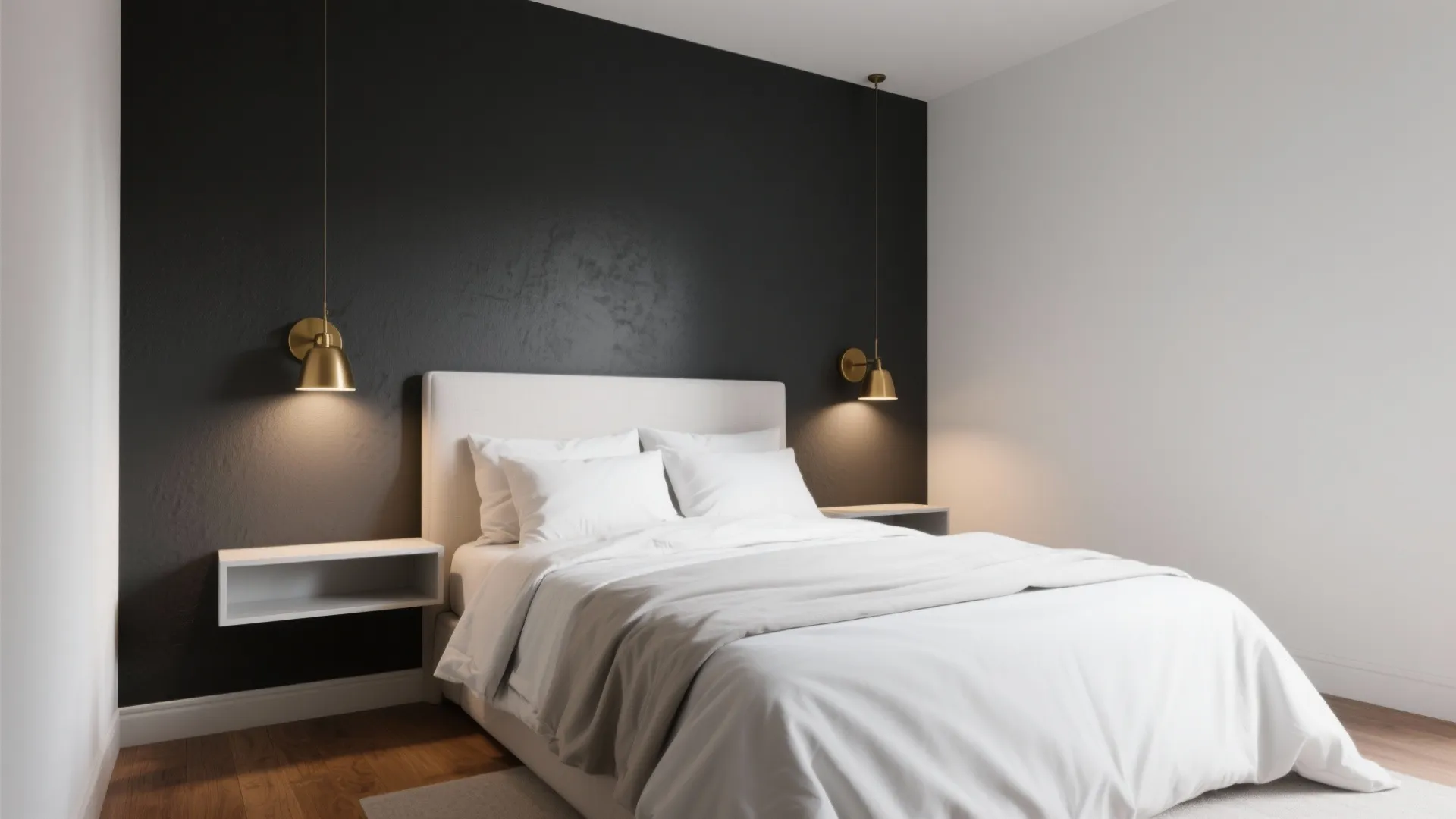 1. High-Contrast Statement Wall