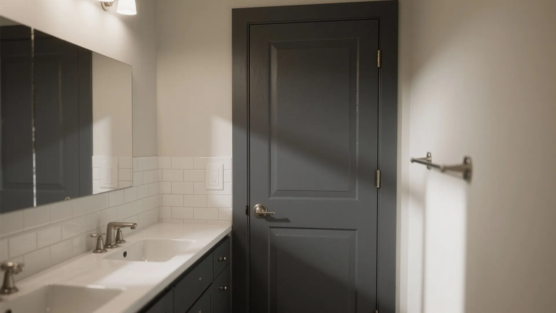 Moody Charcoal to Disappear the Door