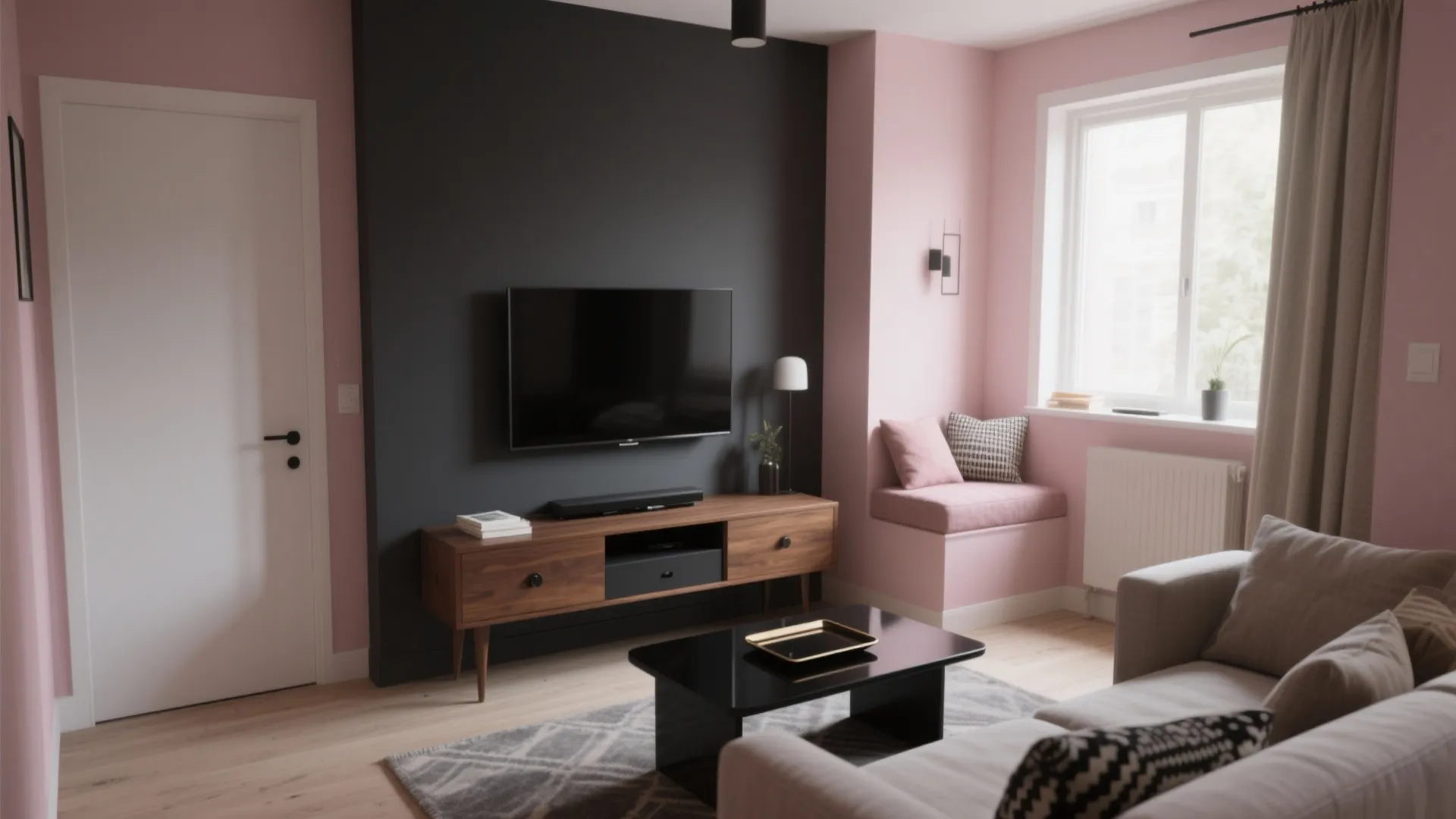 Charcoal & Blush for Chic Small Studios