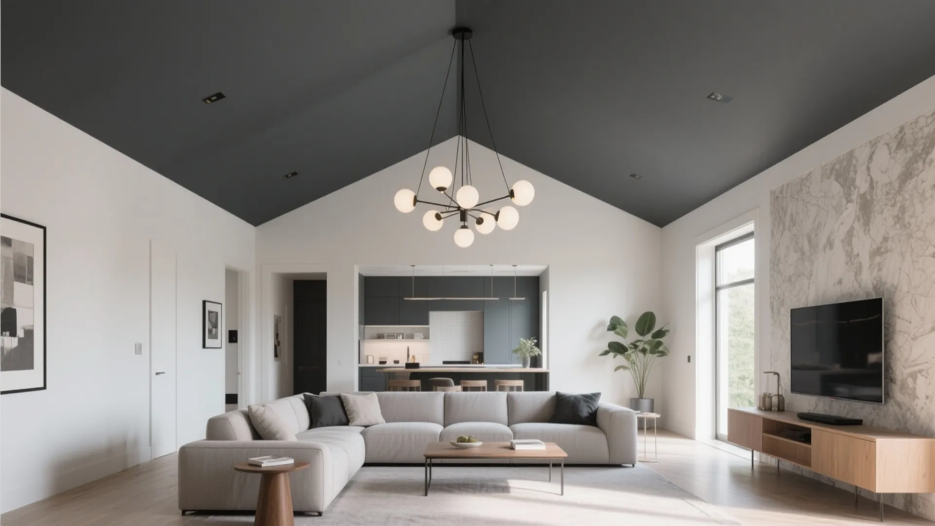 4. Charcoal Gray for Dramatic Contrast