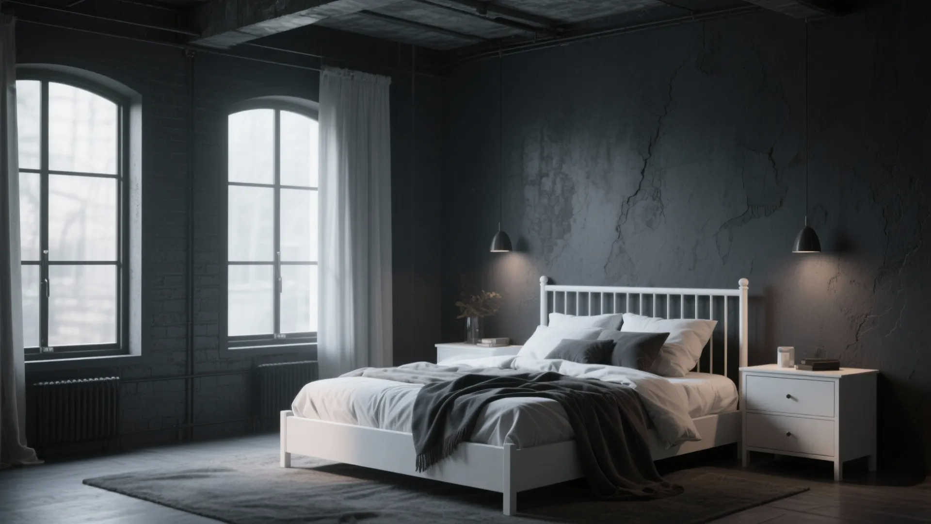 4. Moody Charcoal for Contrast