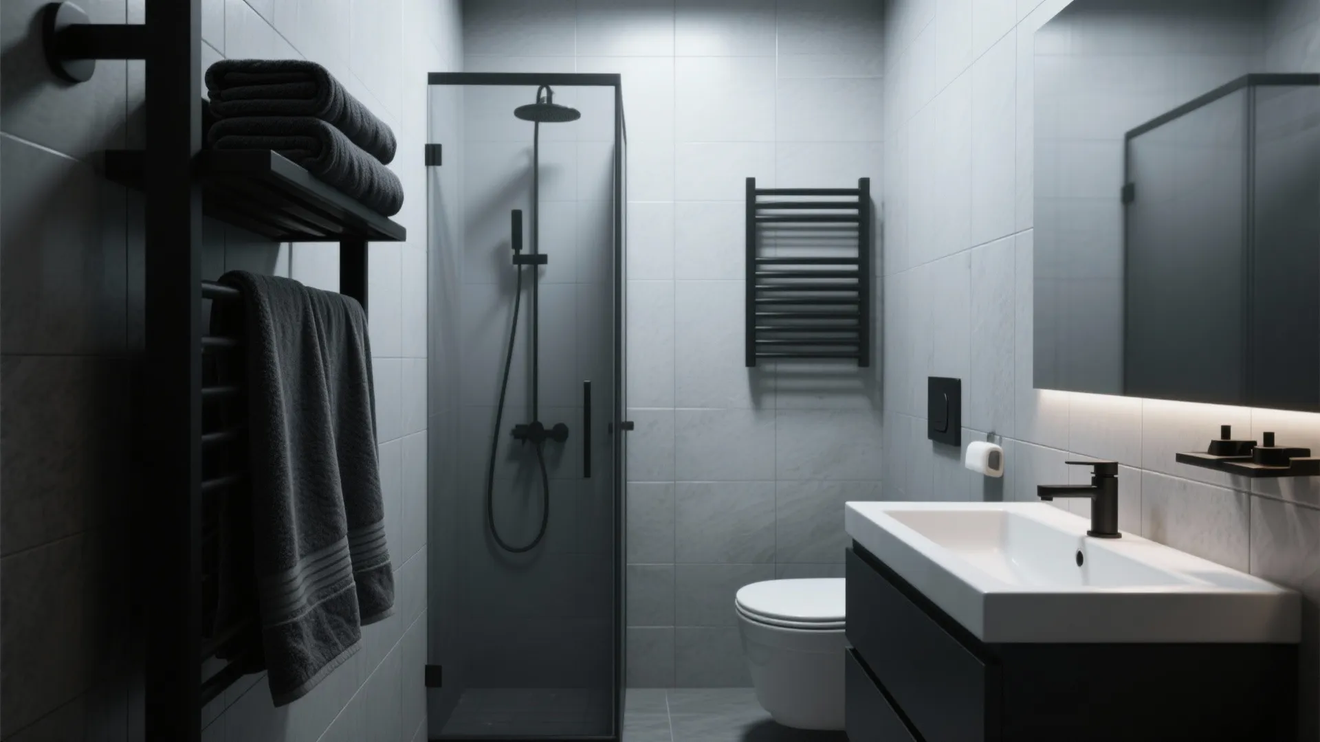 3. Deep Charcoal or Slate for Modern Contrast