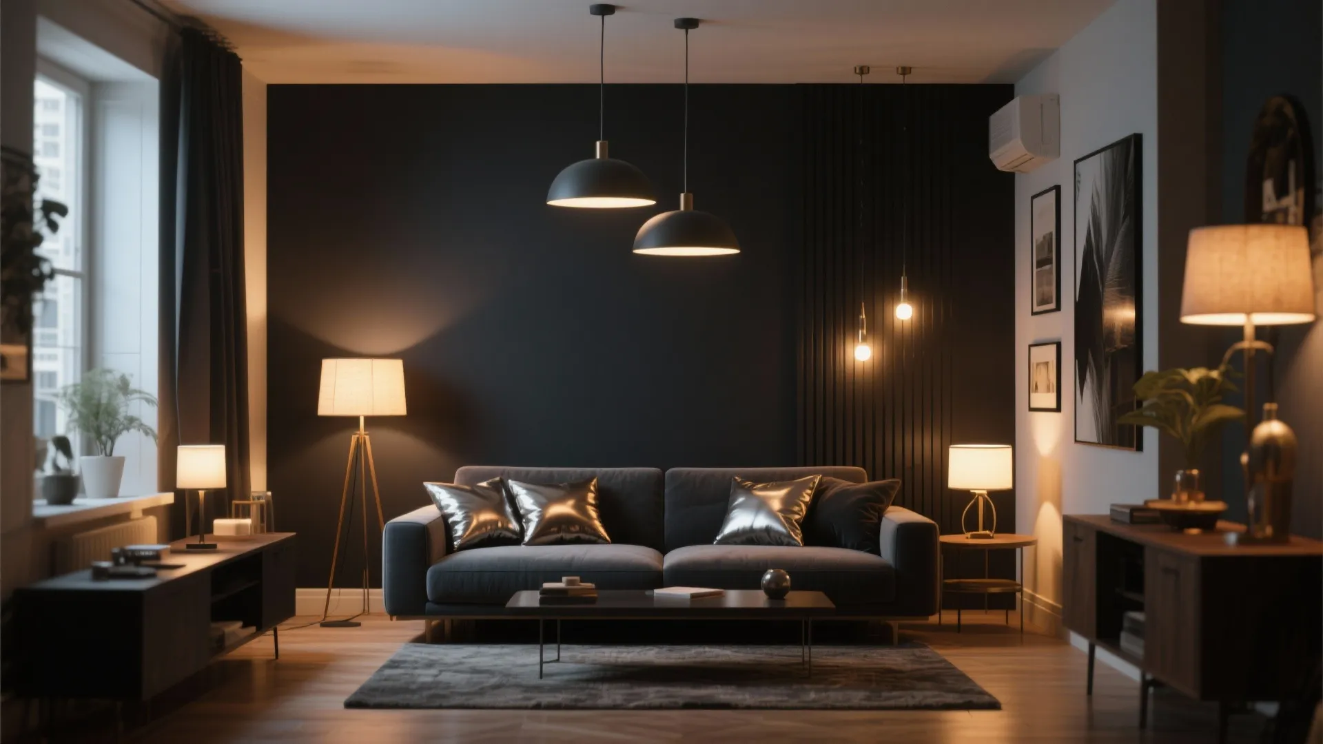 2. Deep Charcoal for Cozy Drama