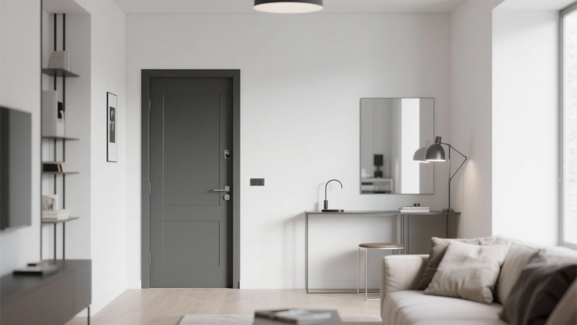 4. Charcoal Gray – Sleek and Modern