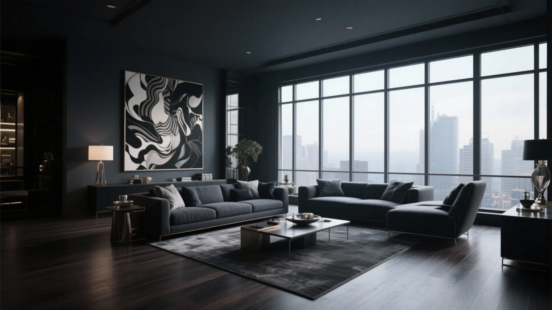 4. Dark Charcoal Drama